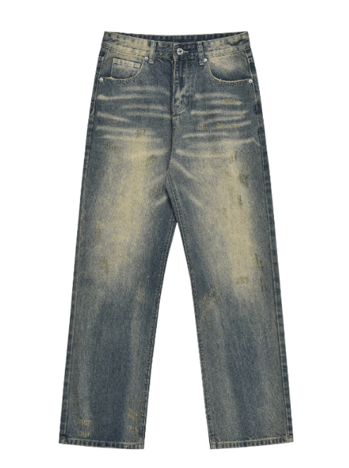Japanese Brand × Jean American high street washed distressed flared jeans for men Size US 32 / EU 48 - 5 Thumbnail