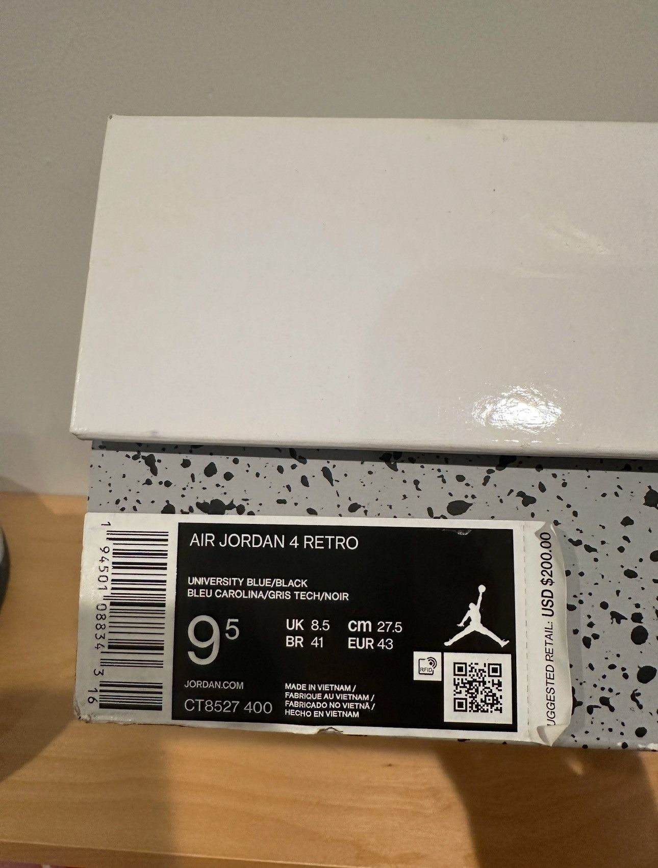 Jordan Brand Jordan 4 UNC - Size 9.5 Men’s Size US 9.5 / EU 42-43 - 8 Thumbnail