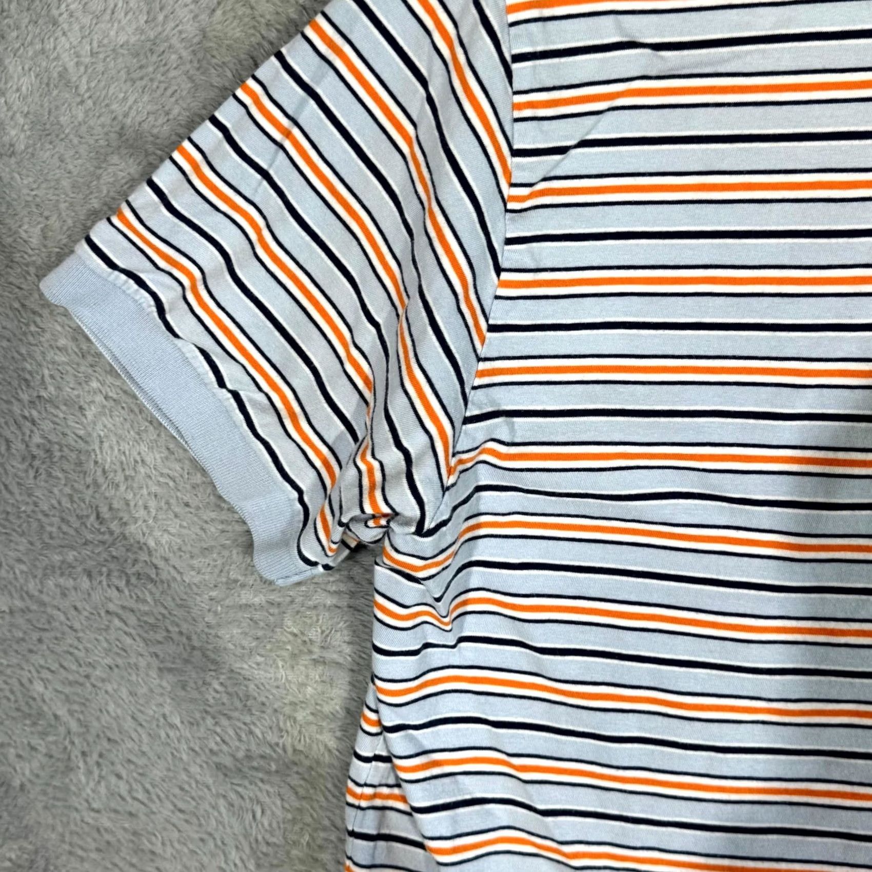 Polo Ralph Lauren Polo Ralph Lauren Men's Polo Shirt Large Blue Multi-Color Striped 100% Cotton Size US L / EU 52-54 / 3 - 3 Thumbnail