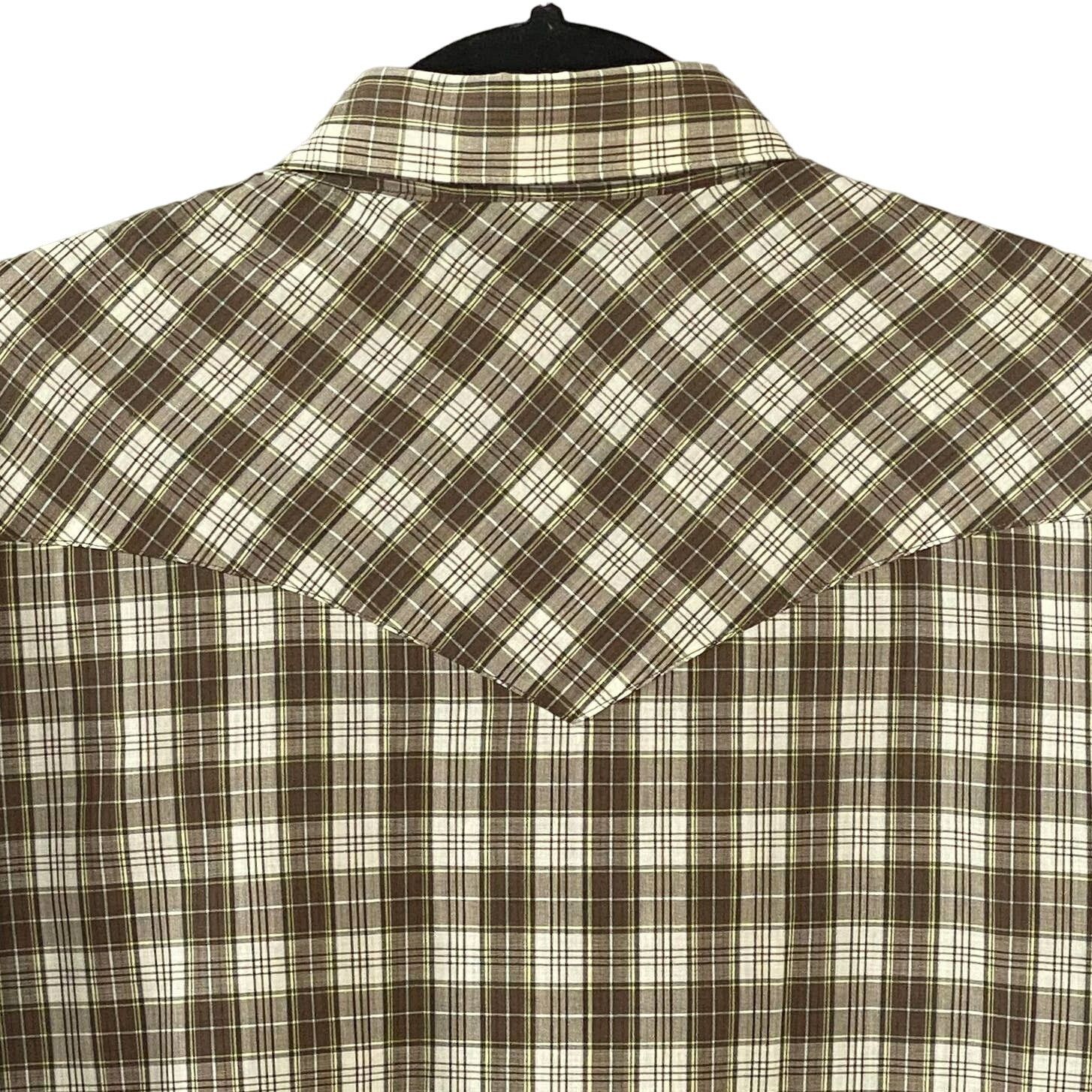 Other ATA Authentic Western Vintage Pearl Snap Plaid 16.5 (Large) Size US L / EU 52-54 / 3 - 4 Thumbnail