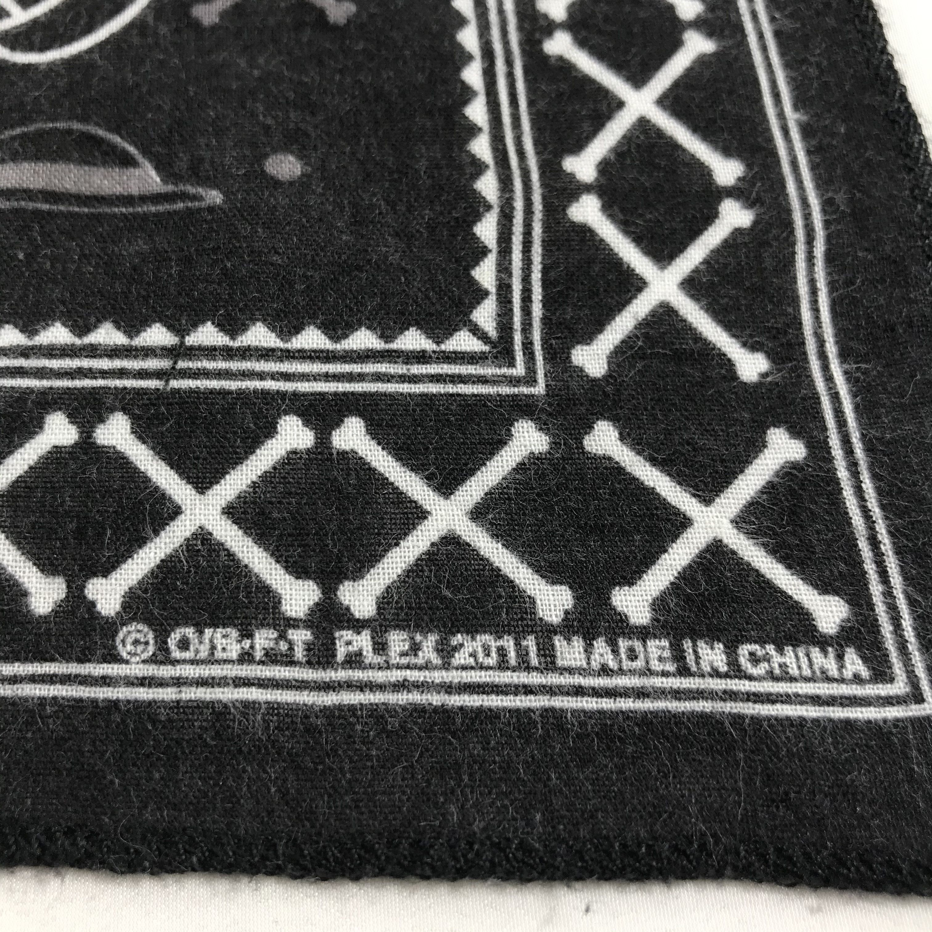 Anime One Piece Black Handkerchief Neckerchief Bandana X08 Size ONE SIZE - 2 Thumbnail