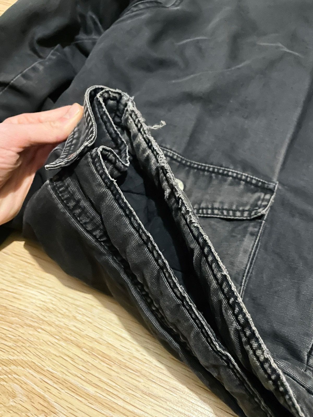 Vintage Vintage LIMA’S Workwear Jacket Faded Black Heavy Canvas Size US L / EU 52-54 / 3 - 13 Thumbnail