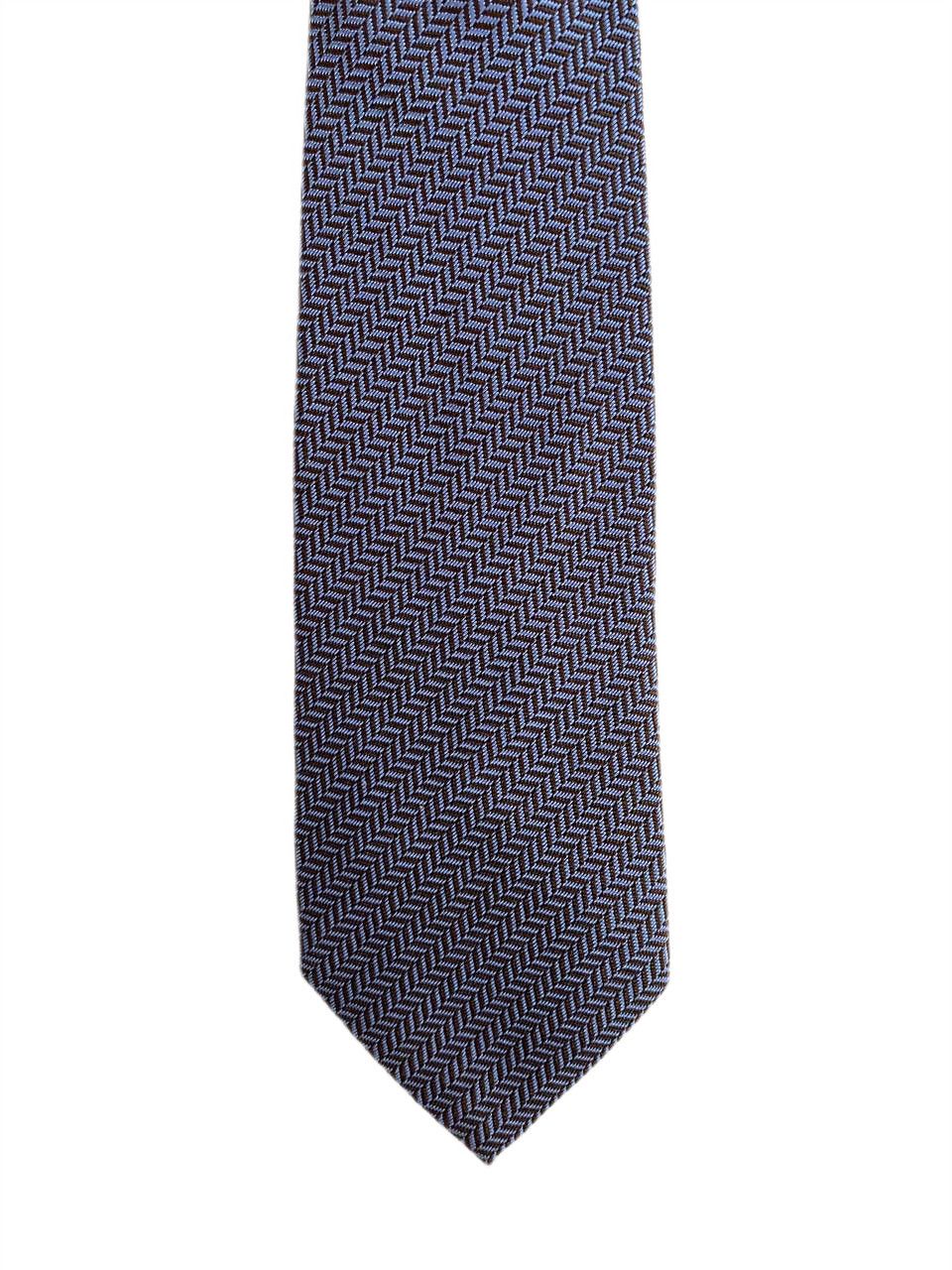 Balenciaga Balenciaga BB Graphic ZigZag Classic Casual Silk Tie Vintage Size ONE SIZE - 1 Thumbnail
