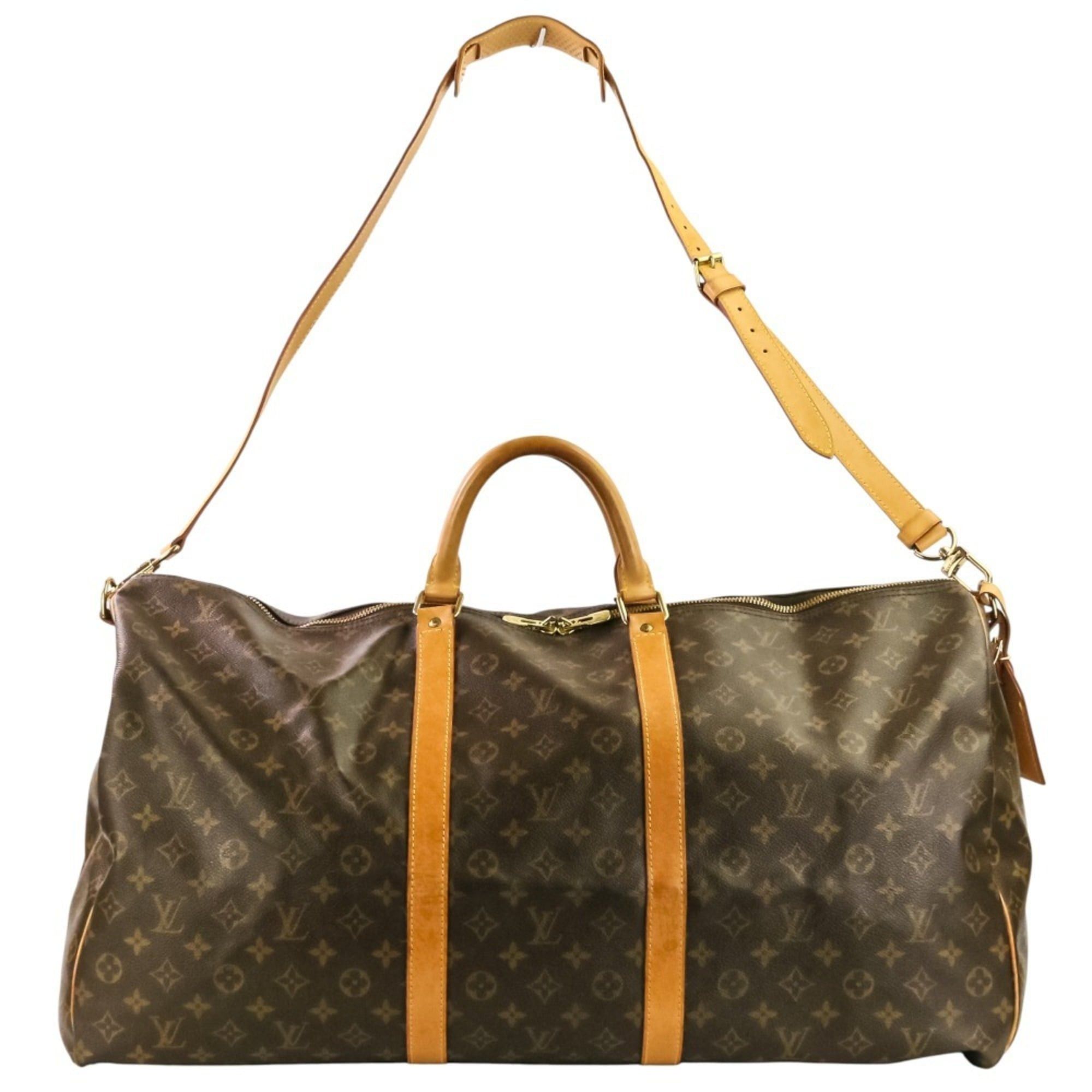 Louis Vuitton Louis Vuitton Monogram Keepall Bandoulière 60 Boston Bag M41412 Brown Men's Women's Size ONE SIZE - 1 Thumbnail