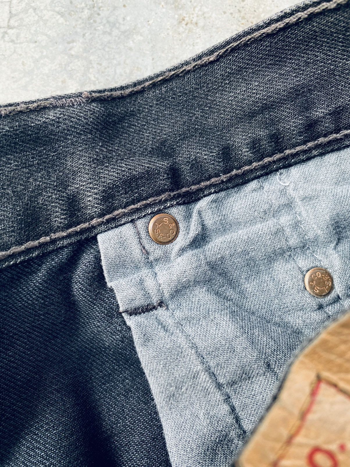 Levi's Vintage 90s Levis 501 Luster Denim Pants Size US 36 / EU 52 - 14 Thumbnail