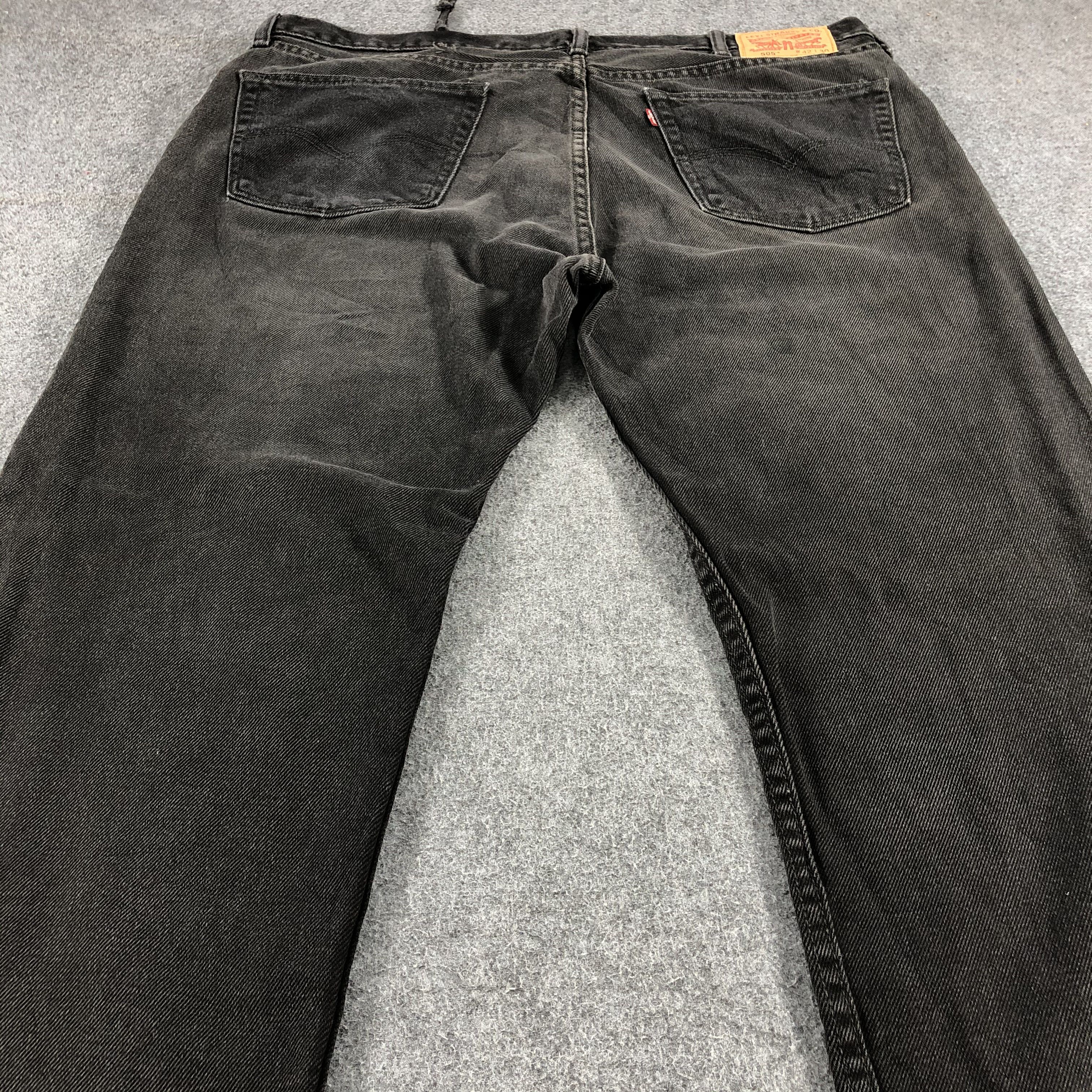 Levi's Vintage Black Levis 505 Jeans- J1373 Size US 41 - 4 Thumbnail