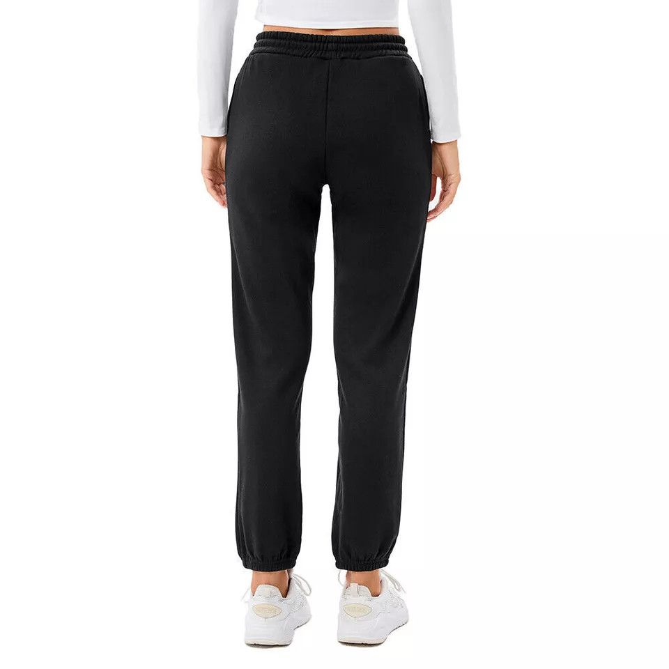 The Unbranded Brand Warm Fleece Joggers Pants Sherpa Lined Sweatpants Size 26" / US 2 / IT 38 - 2 Thumbnail