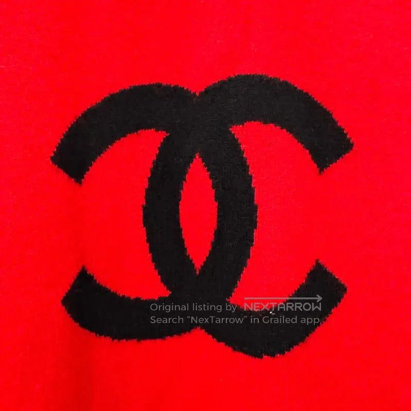 Chanel Chanel Red Cotton T-shirt for Women . Size M / US 6-8 / IT 42-44 - 4 Thumbnail