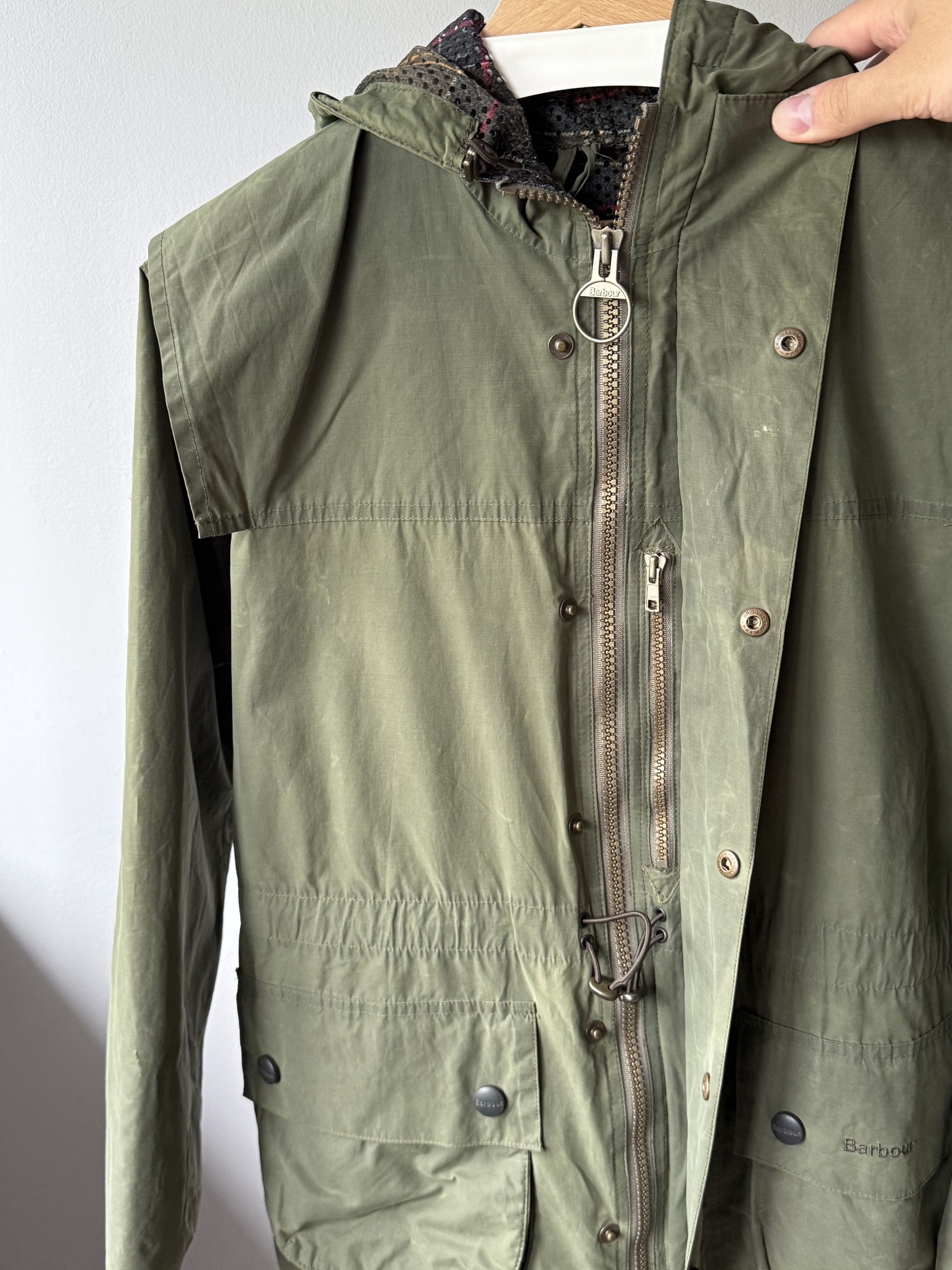 Barbour Barbour T80 Durham Stowaway Classic Breathables Hood Jacket Size US XS / EU 42 / 0 - 8 Thumbnail