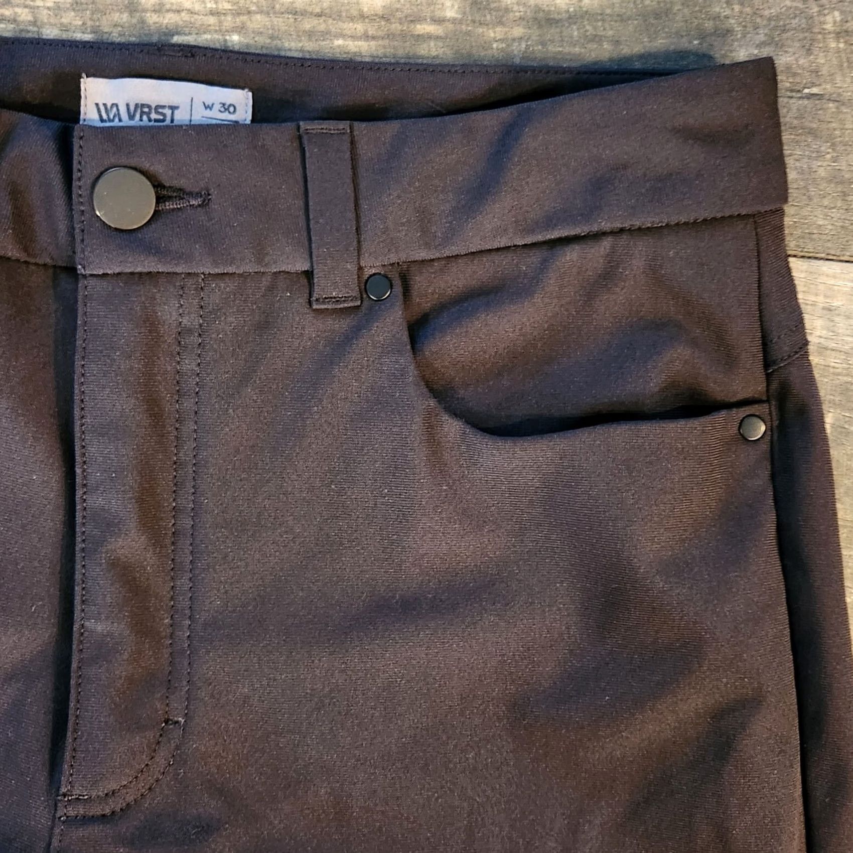 Vintage VRST Slim Fit 5-Pocket Commuter Performance Pants Mens 30x32 Tech Golf Chino Size US 30 / EU 46 - 4 Thumbnail