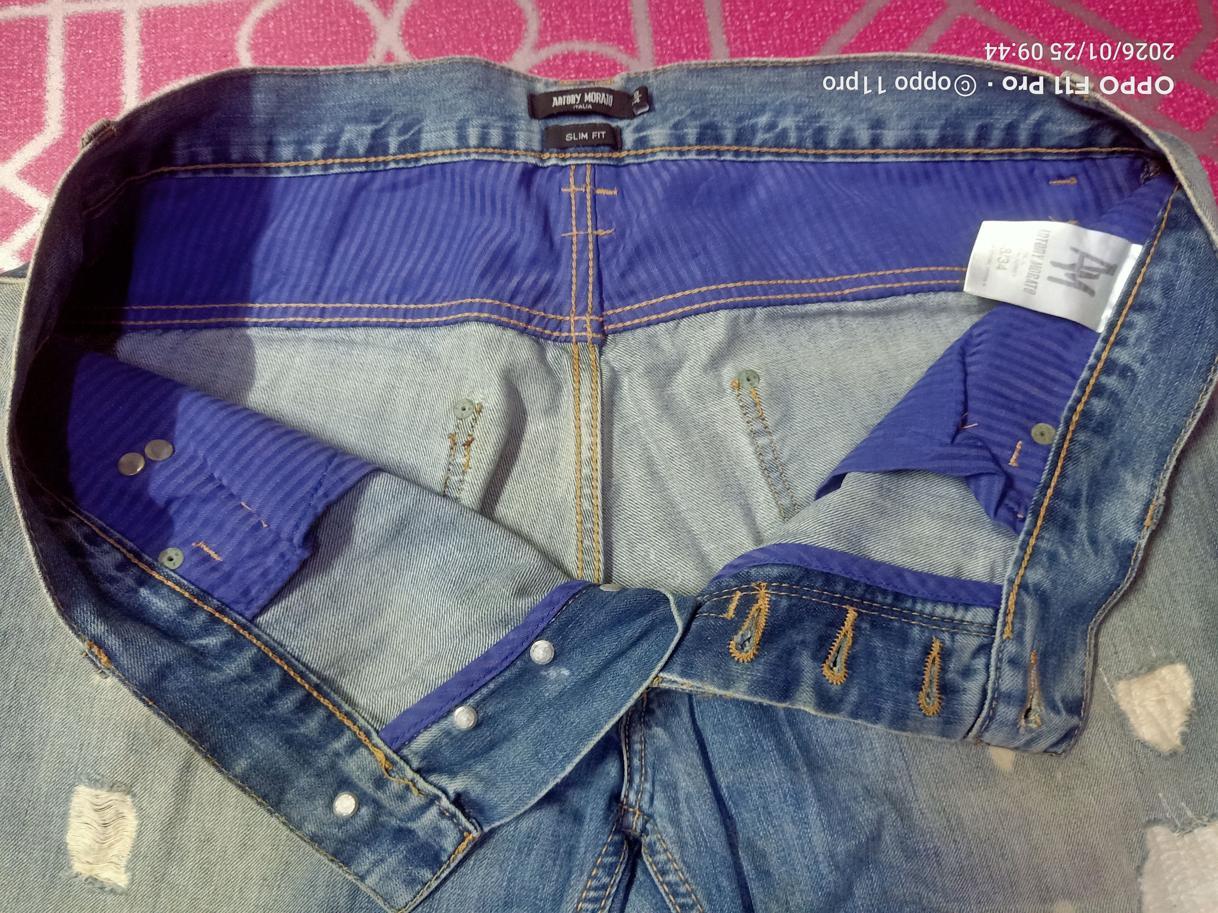 Antony Morato Antony Morato Distressdenim SlimFit Men Size US 38 / EU 54 - 13 Thumbnail
