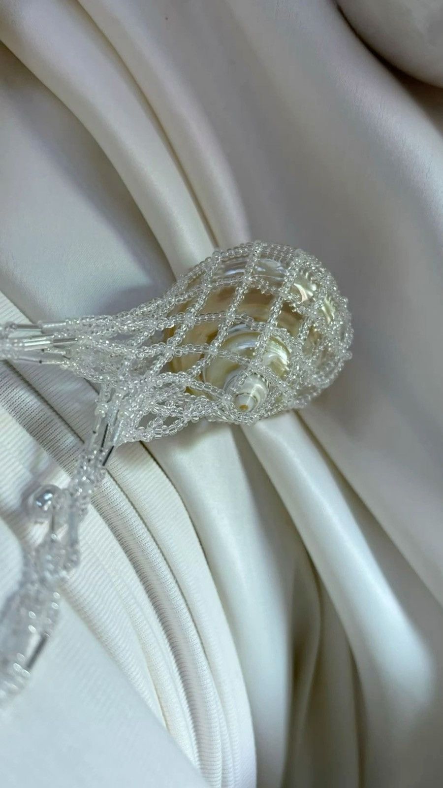 Other Beaded mesh necklace Seashell Summer Beach Gold Jewelry Size ONE SIZE - 4 Thumbnail