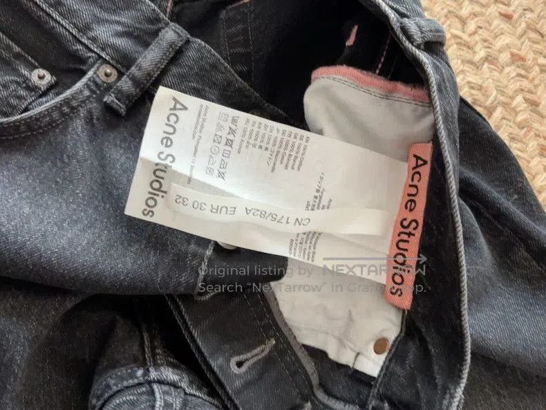 Acne Studios Acne Studio Black Denim Pants-dmc. Size US 32 / EU 48 - 3 Thumbnail
