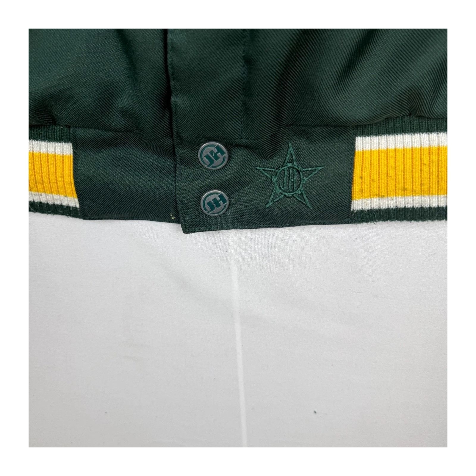 Vintage Oakland Athletics JH Design Reversible Varsity Jacket Green Size US L / EU 52-54 / 3 - 9 Thumbnail