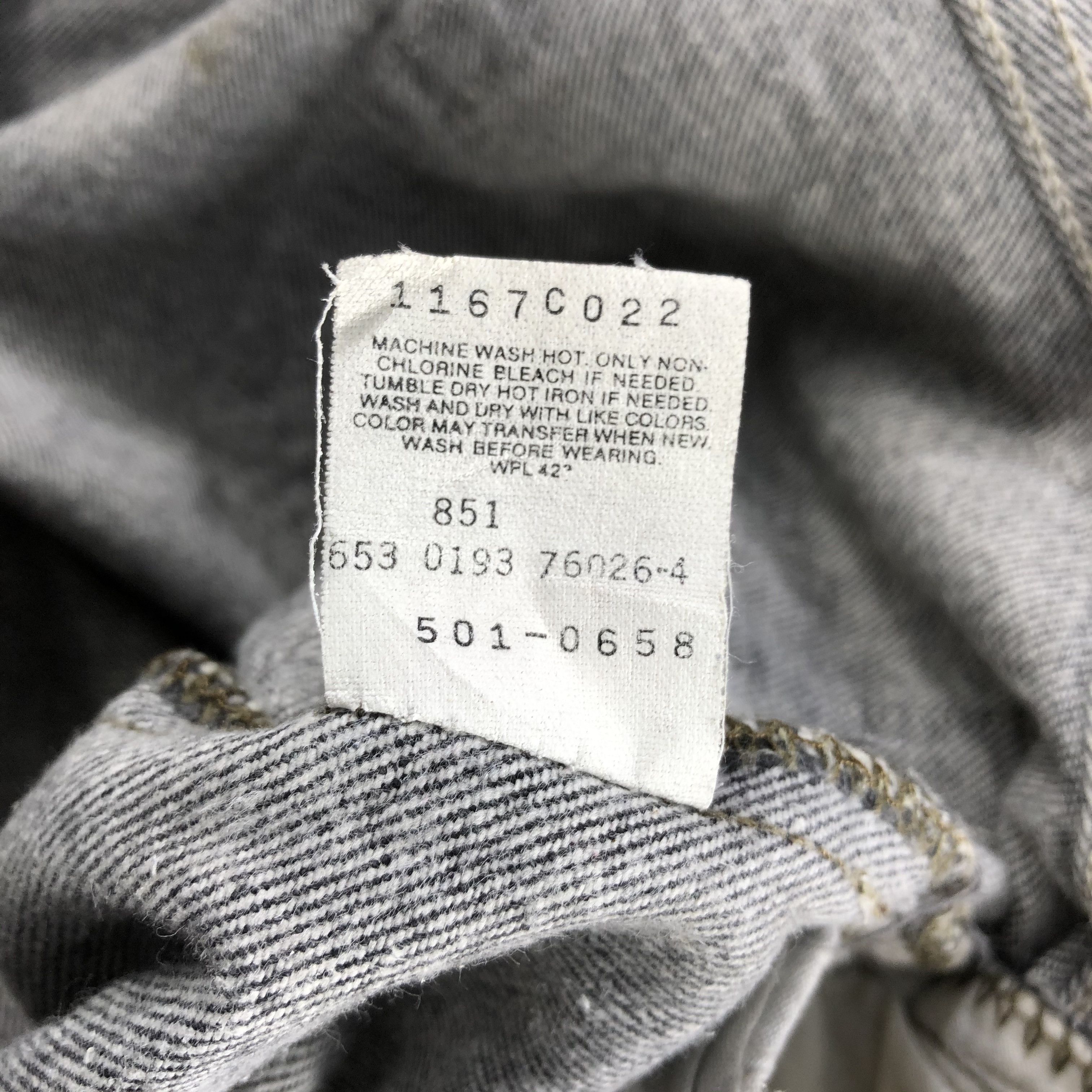 Levi's × Vintage Vintage 90s Faded Black Levis 501 Jeans-JM2375 Size US 35 - 12 Thumbnail
