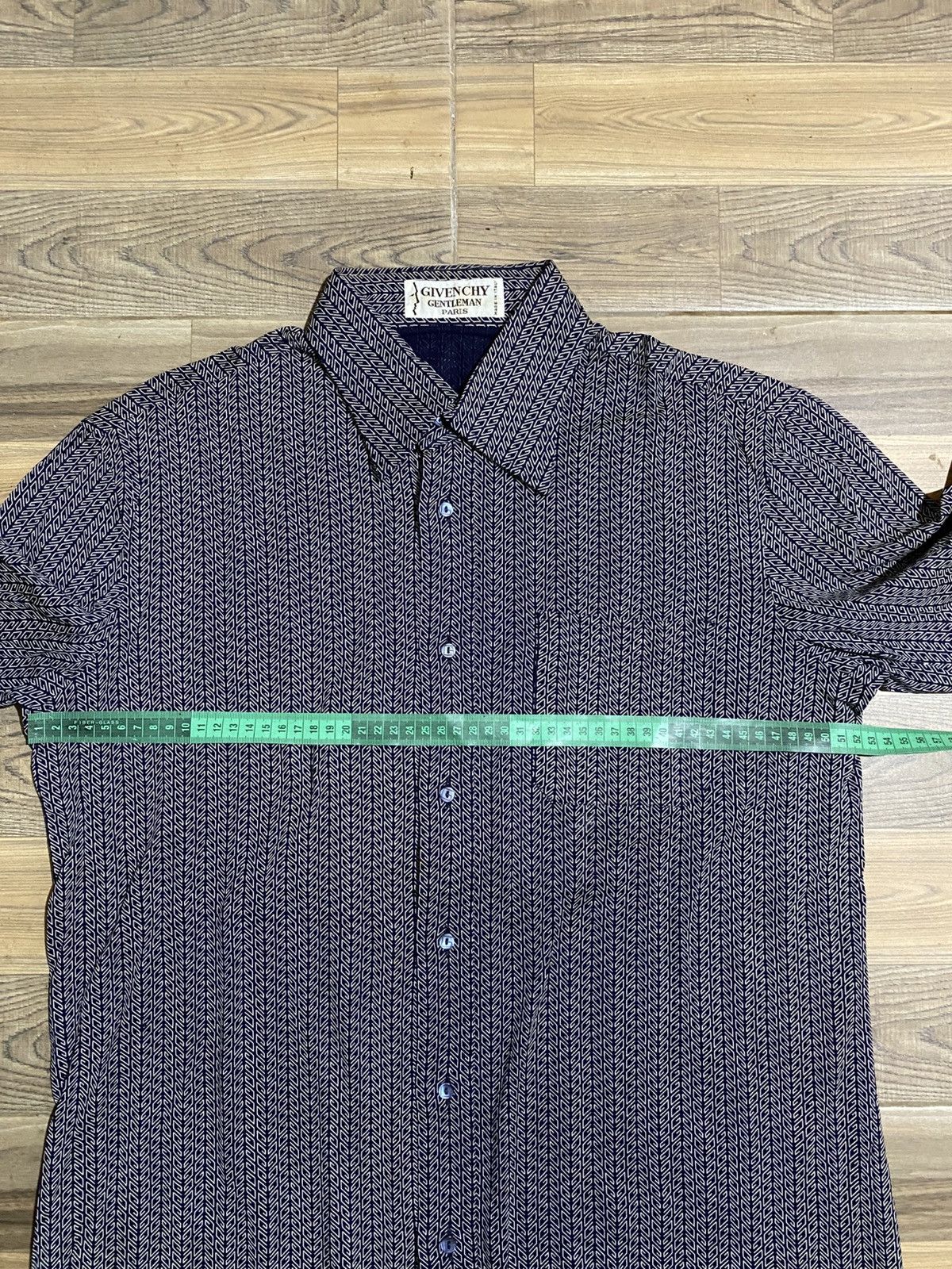 Designer × Givenchy × Vintage VINTAGE GIVENCHY GENTLEMEN MONOGRAM SHIRT Size US M / EU 48-50 / 2 - 9 Thumbnail