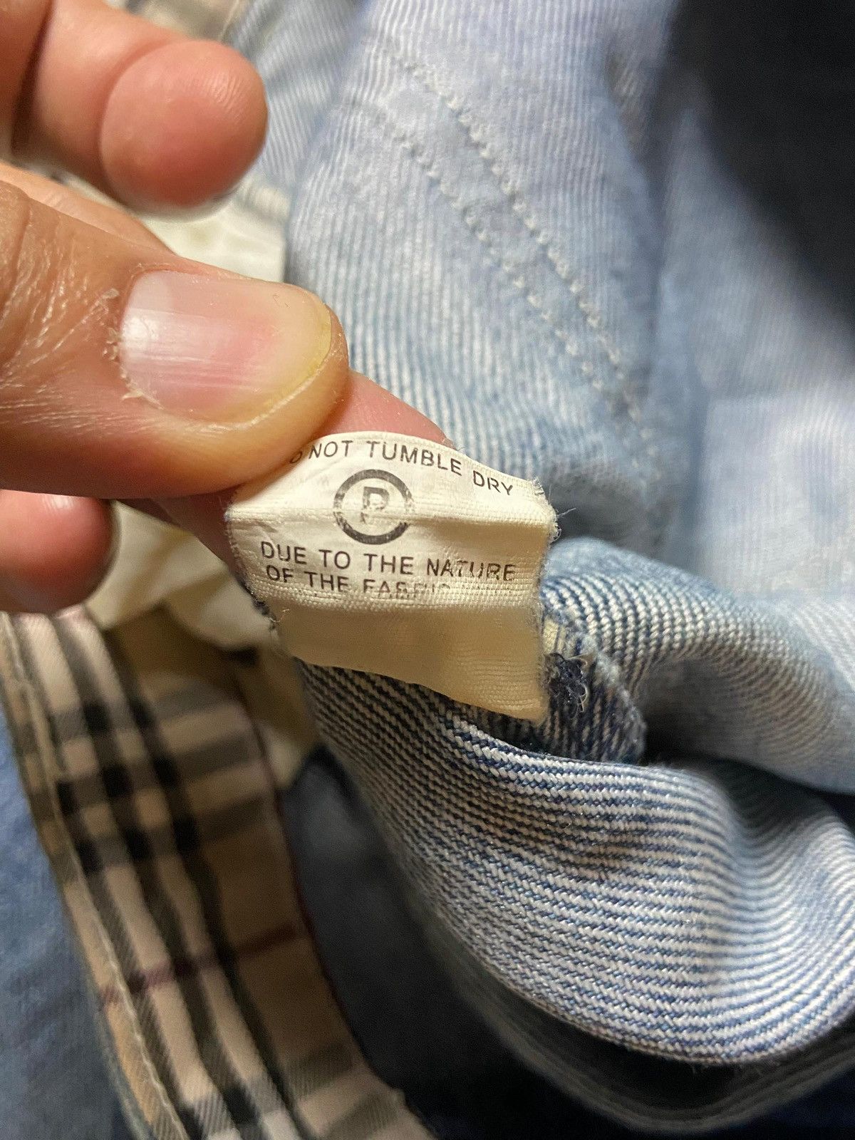 Burberry × Designer × Vintage Vintage Burberry London Nova Check Jeans (128) Size US 29 - 6 Thumbnail