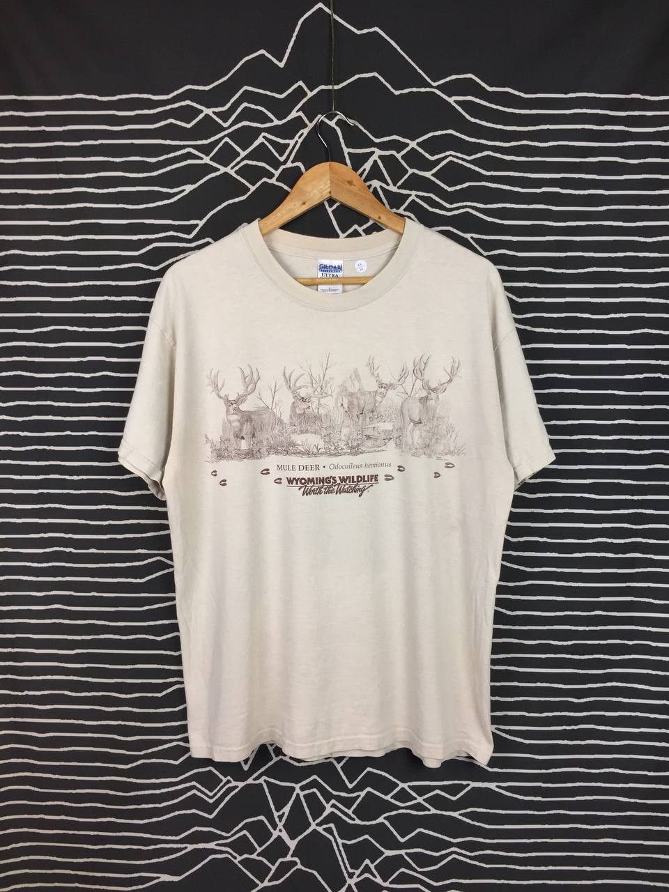 Habitat × Vintage Vtg Y2K Mule Deer Wyoming's Wildlife Worth The Watching Tee Size US L / EU 52-54 / 3 - 1 Thumbnail