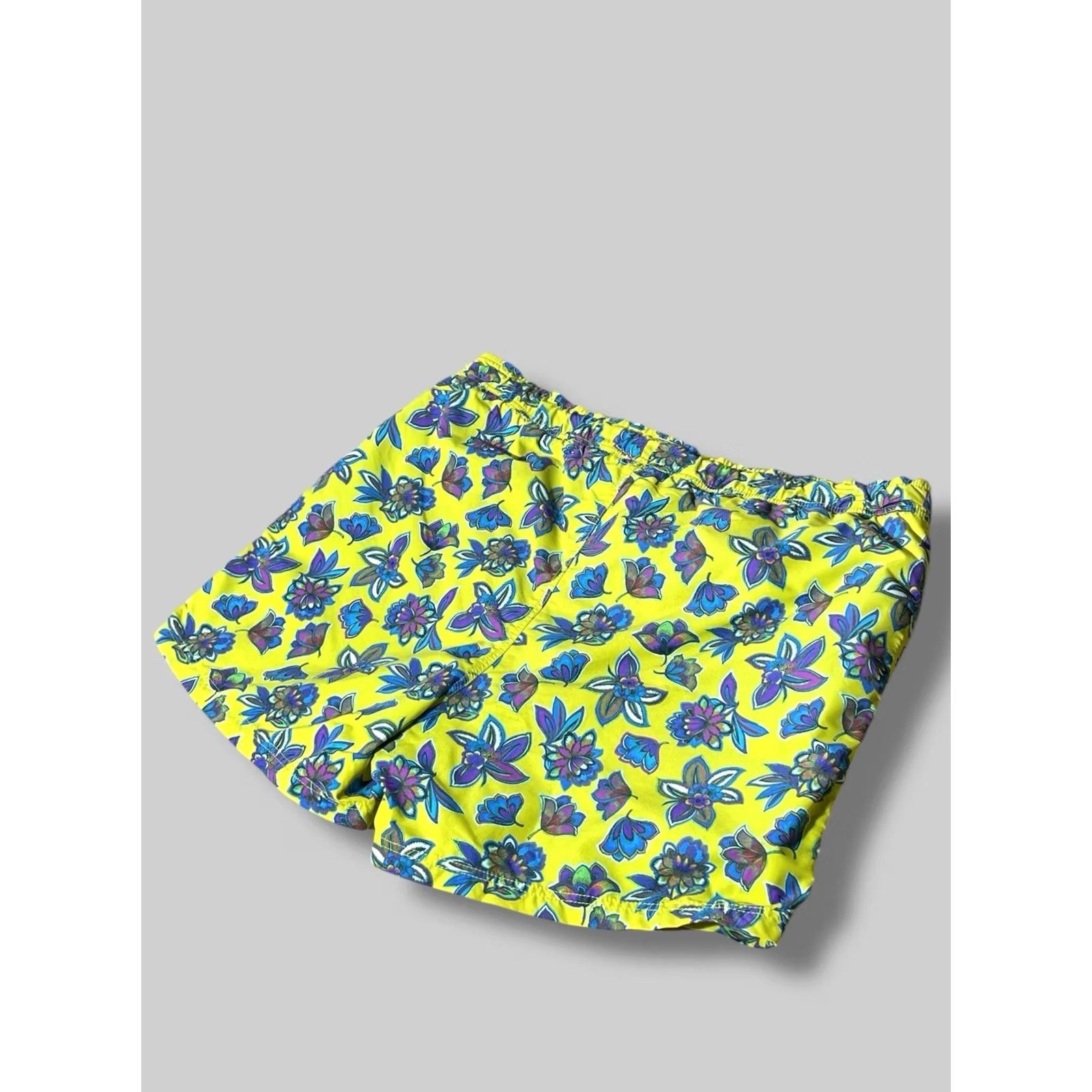 Etro Etro Men’s Floral Print Swim Shorts S Bottom Beach Multicolor Nylon Drawstring Pockets 90s? Size US 29 - 7 Thumbnail