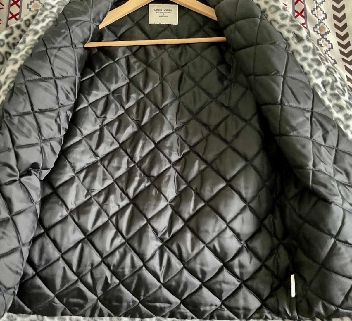 Noon Goons Noon Goons Leopard Quilted Jacket Made in LA (USA) Size US S / EU 44-46 / 1 - 4 Thumbnail