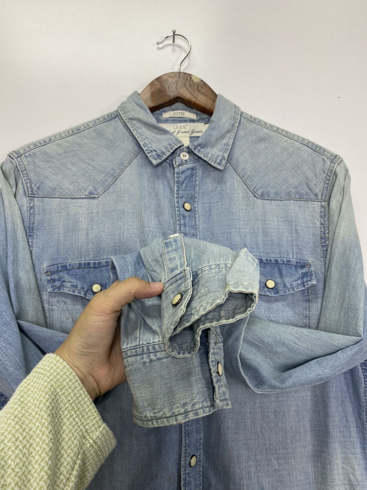 H&M H&M denim button up Size US S / EU 44-46 / 1 - 8 Thumbnail