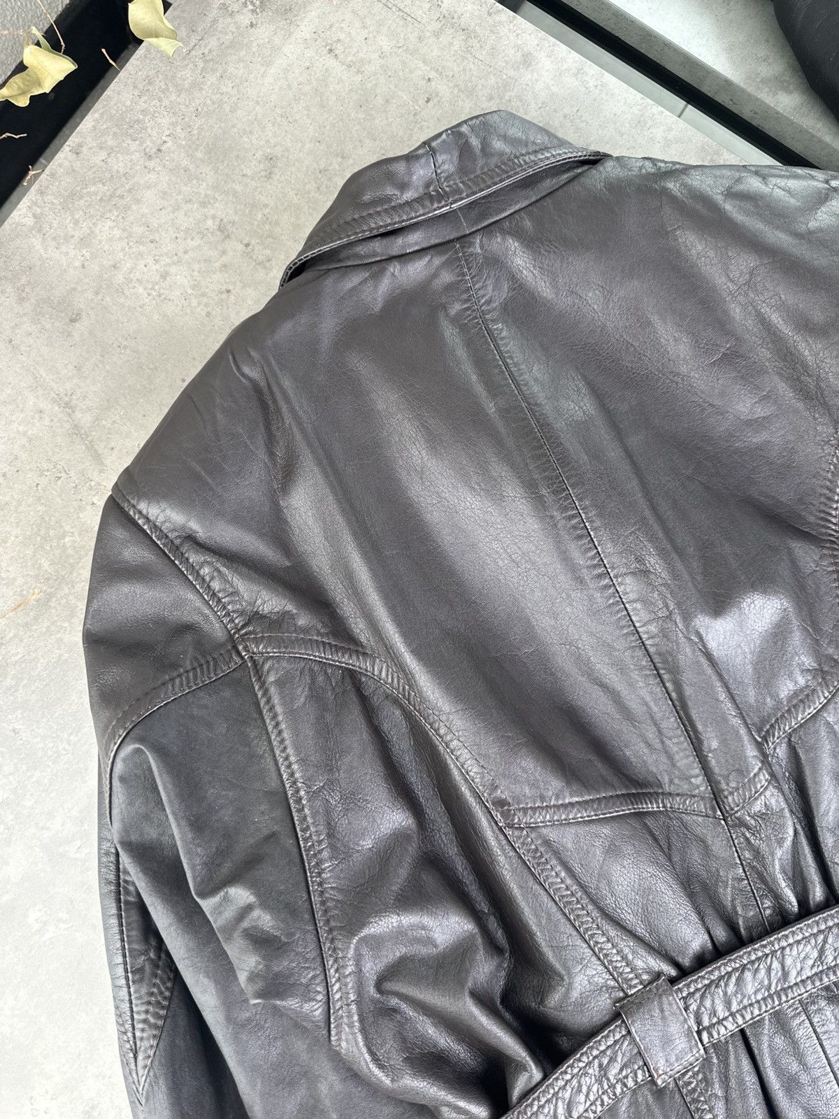 Japanese Brand Vintage Leather Jacket Size M / US 6-8 / IT 42-44 - 7 Thumbnail