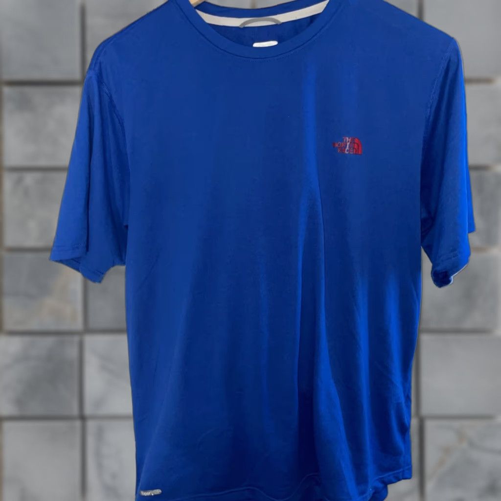 The North Face The North Face Vapor Wick Mens M Short Sleeve T-Shirt Navy Blue Outdoors Size US M / EU 48-50 / 2 - 1 Thumbnail