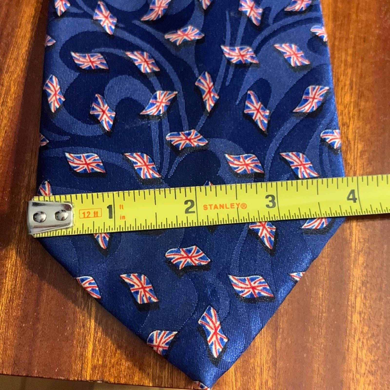 Vintage Union Jack English British flags necktie Size ONE SIZE - 6 Thumbnail