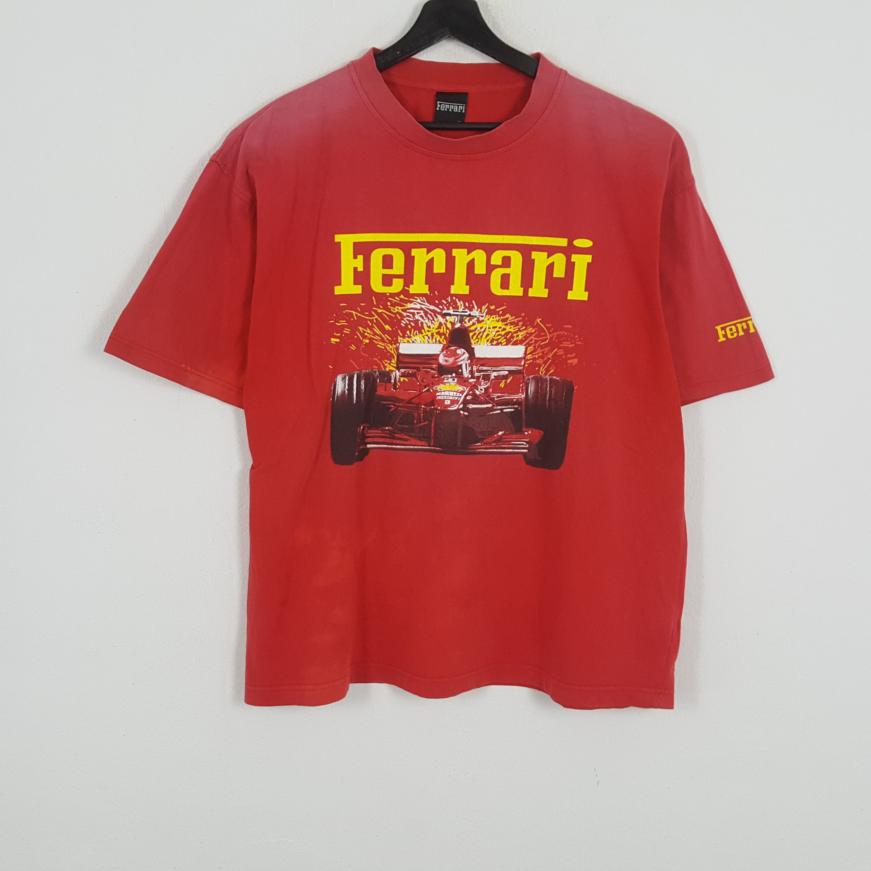 Ferrari × Vintage FERRARI FORMULA 1 F1 Racing Phototees Style Tshirt Size US XL / EU 56 / 4 - 1 Thumbnail