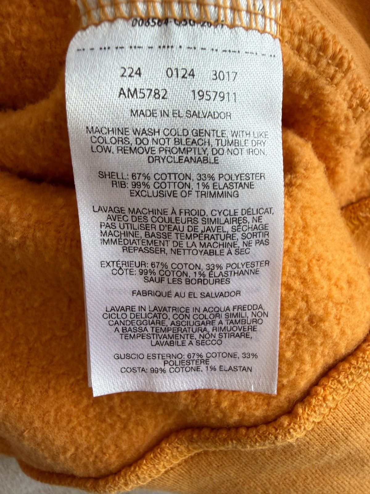 Columbia Columbia Men’s Small Orange Pullover Hoodie Sweatshirt Size US S / EU 44-46 / 1 - 6 Thumbnail