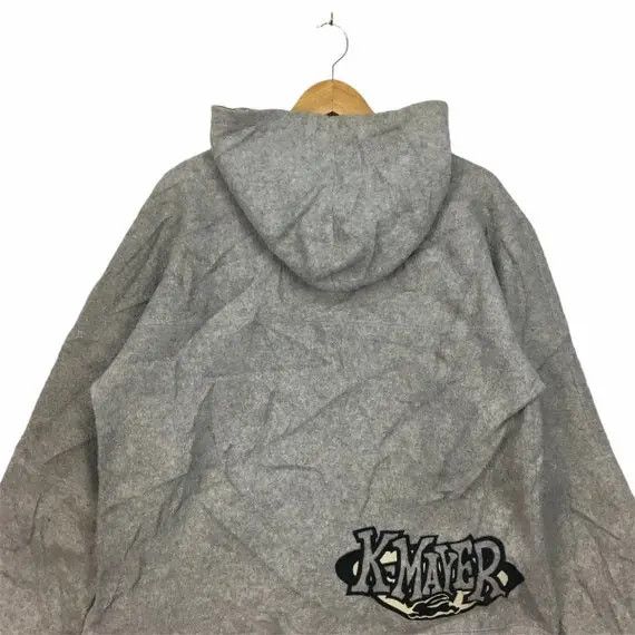 Vintage Krift MAYER Fleece Hoodie Sweatshirt Big Logo Spell Out Size US L / EU 52-54 / 3 - 6 Thumbnail