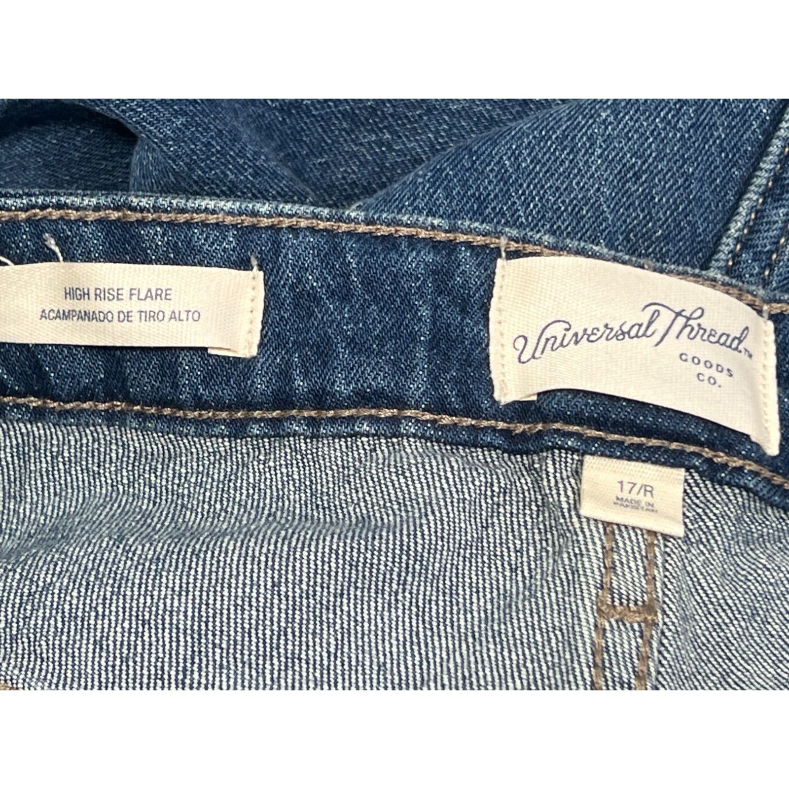 Other Universal Thread - Women's High Rise Flare - Fitted Hip & Th Size 37" - 11 Thumbnail