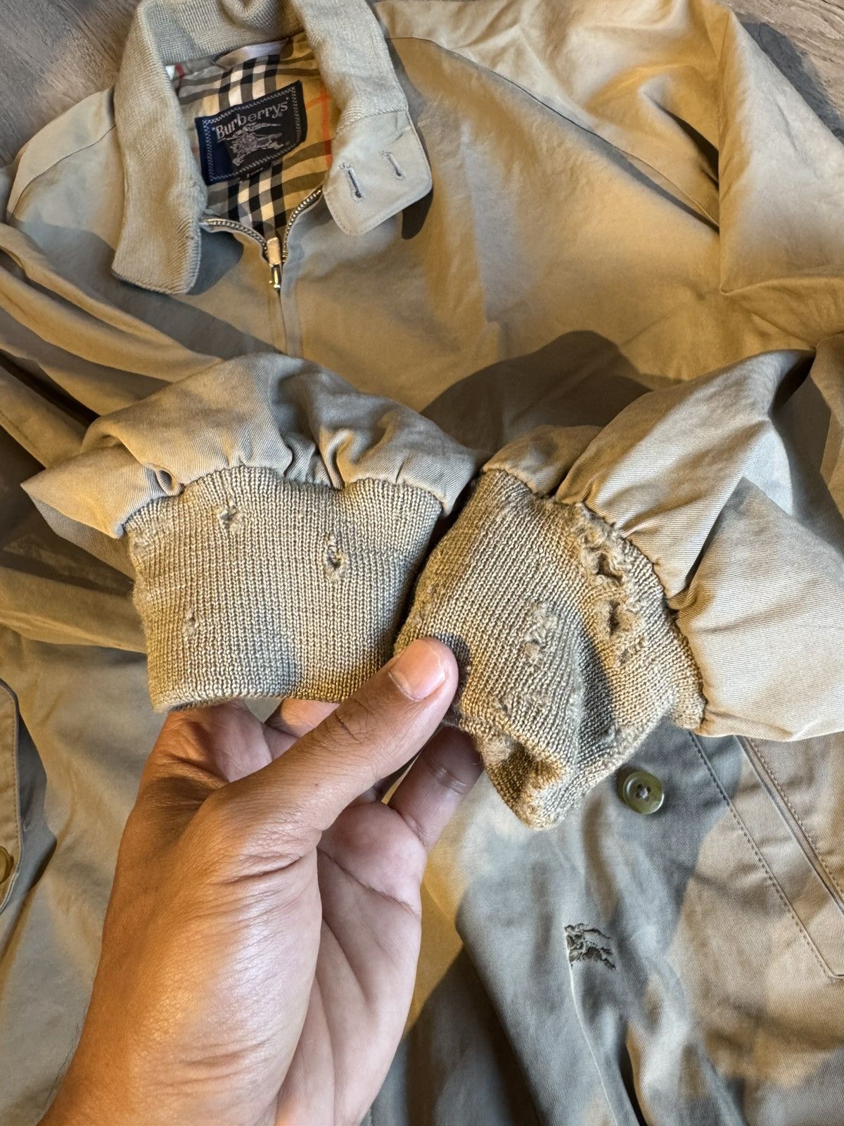 Burberry VINTAGE BURBERRYS HARRINGTON JACKET Size US L / EU 52-54 / 3 - 6 Thumbnail