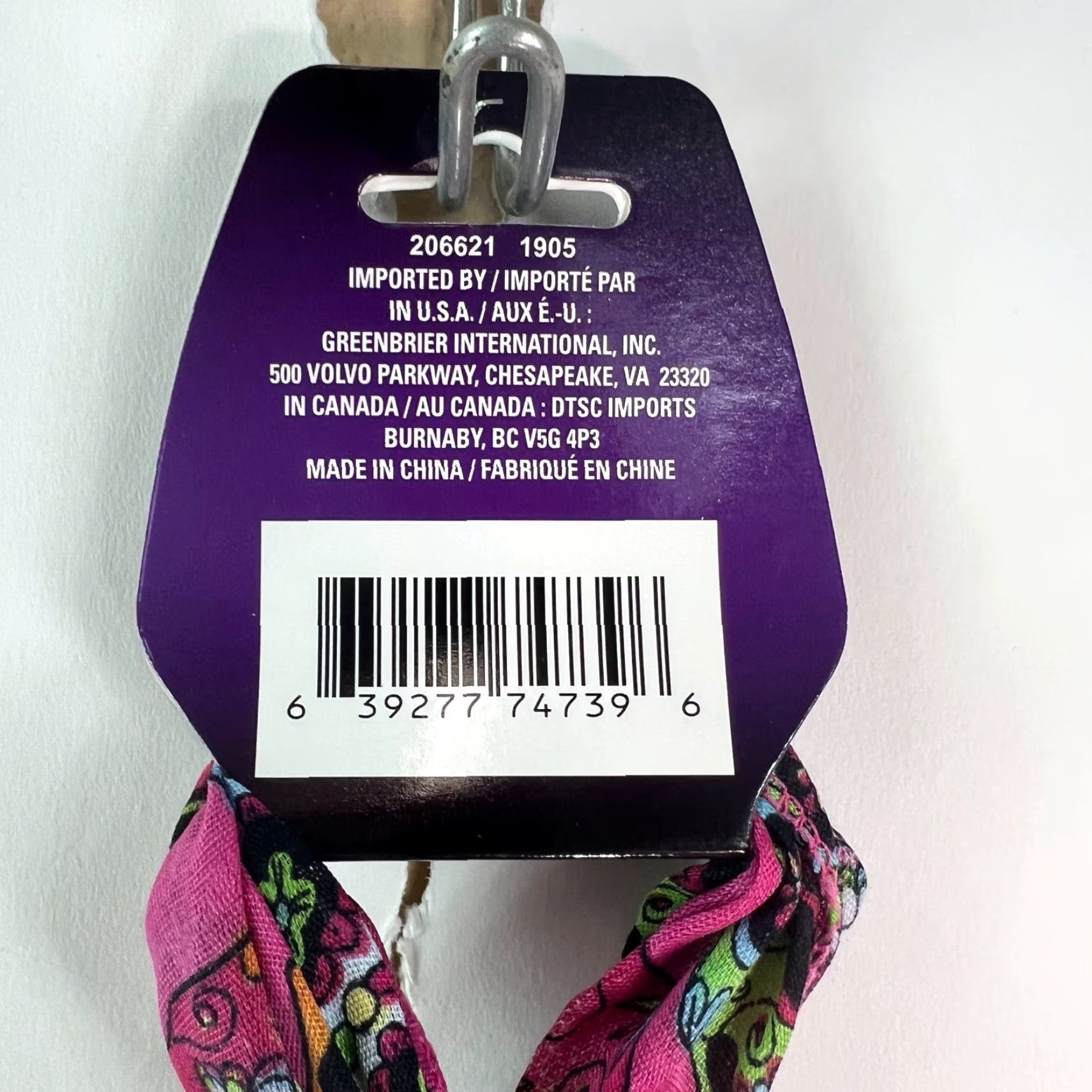 Pinko VINTAGE New Womens Halloween Floral Print Skeleton Pink Rectangle Scarf Size 11"X60" Size ONE SIZE - 4 Thumbnail