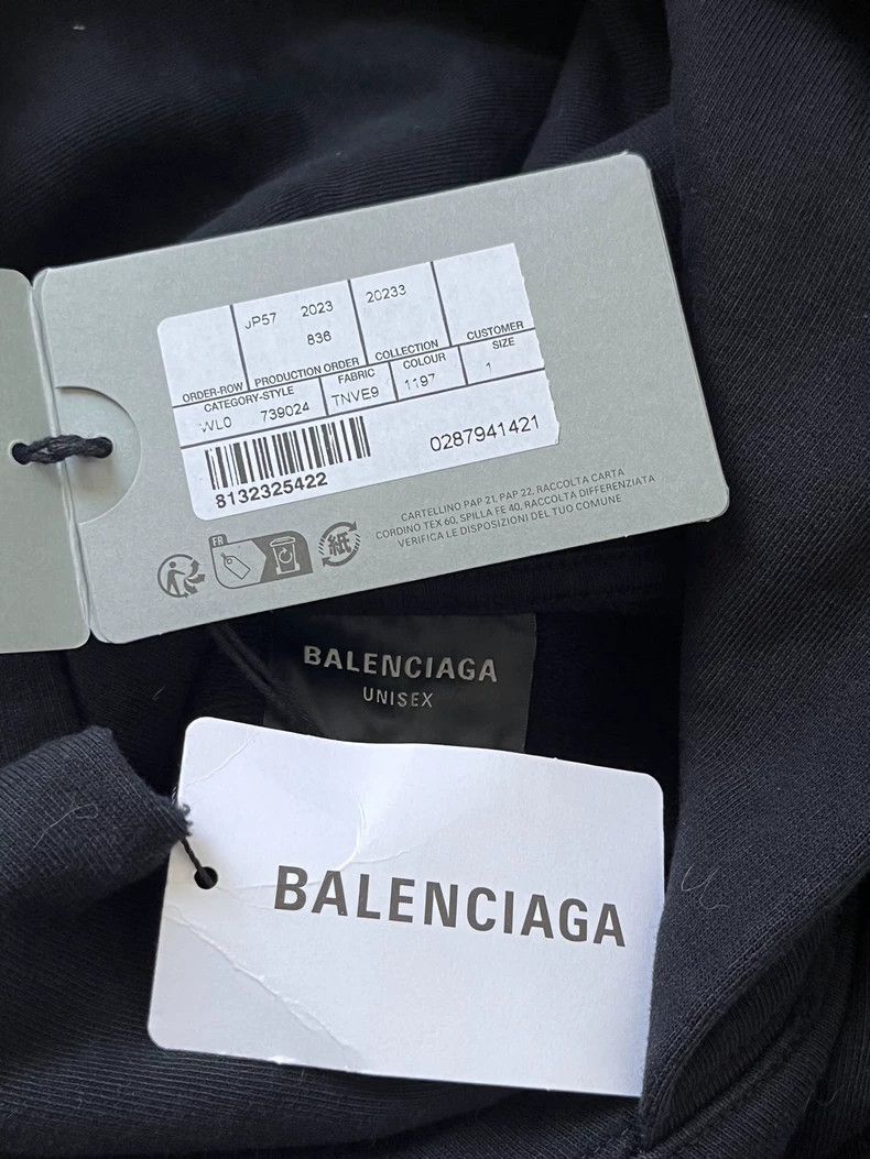 Balenciaga Balenciaga size 1 Color-block monogram Logo printed pullove Size US XS / EU 42 / 0 - 5 Thumbnail