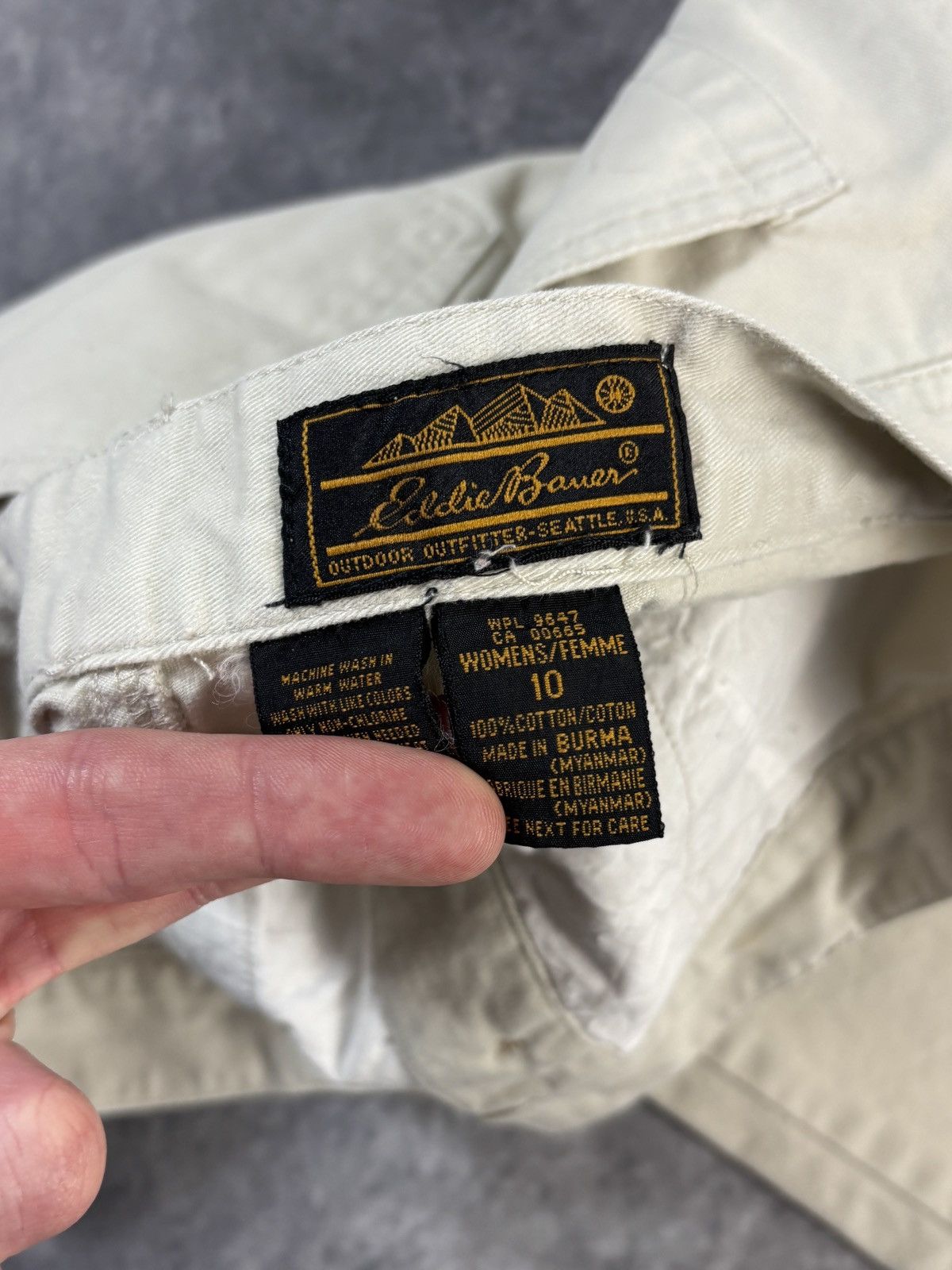 Eddie Bauer × Vintage 1990s Vintage Maxi Skirt Eddie Bauer Front Button Long Vent Size 32" / US 10 / IT 46 - 4 Thumbnail