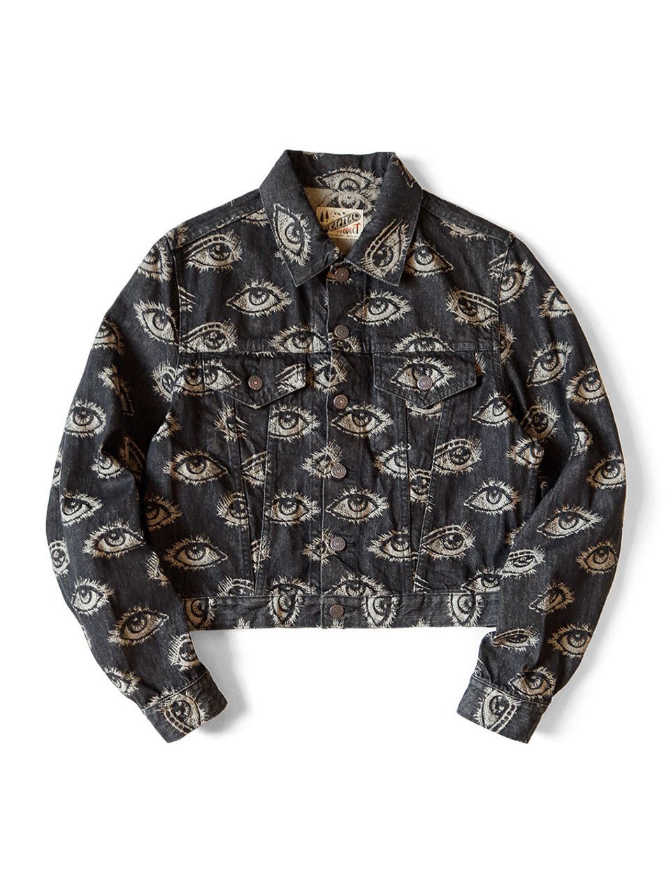 Kapital KAPITAL 12 OZ SPEAKEASY DENIM 3RD JKT (L's) BLACK SZ 1 Size S / US 4 / IT 40 - 13 Thumbnail