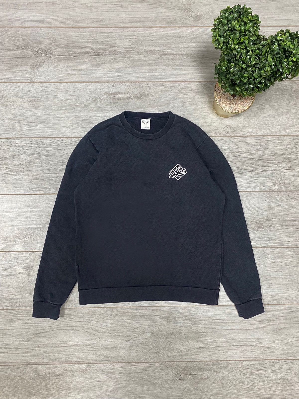 A.P.C. APC vintage sweatshirt made in USA Size US M / EU 48-50 / 2 - 2 Thumbnail