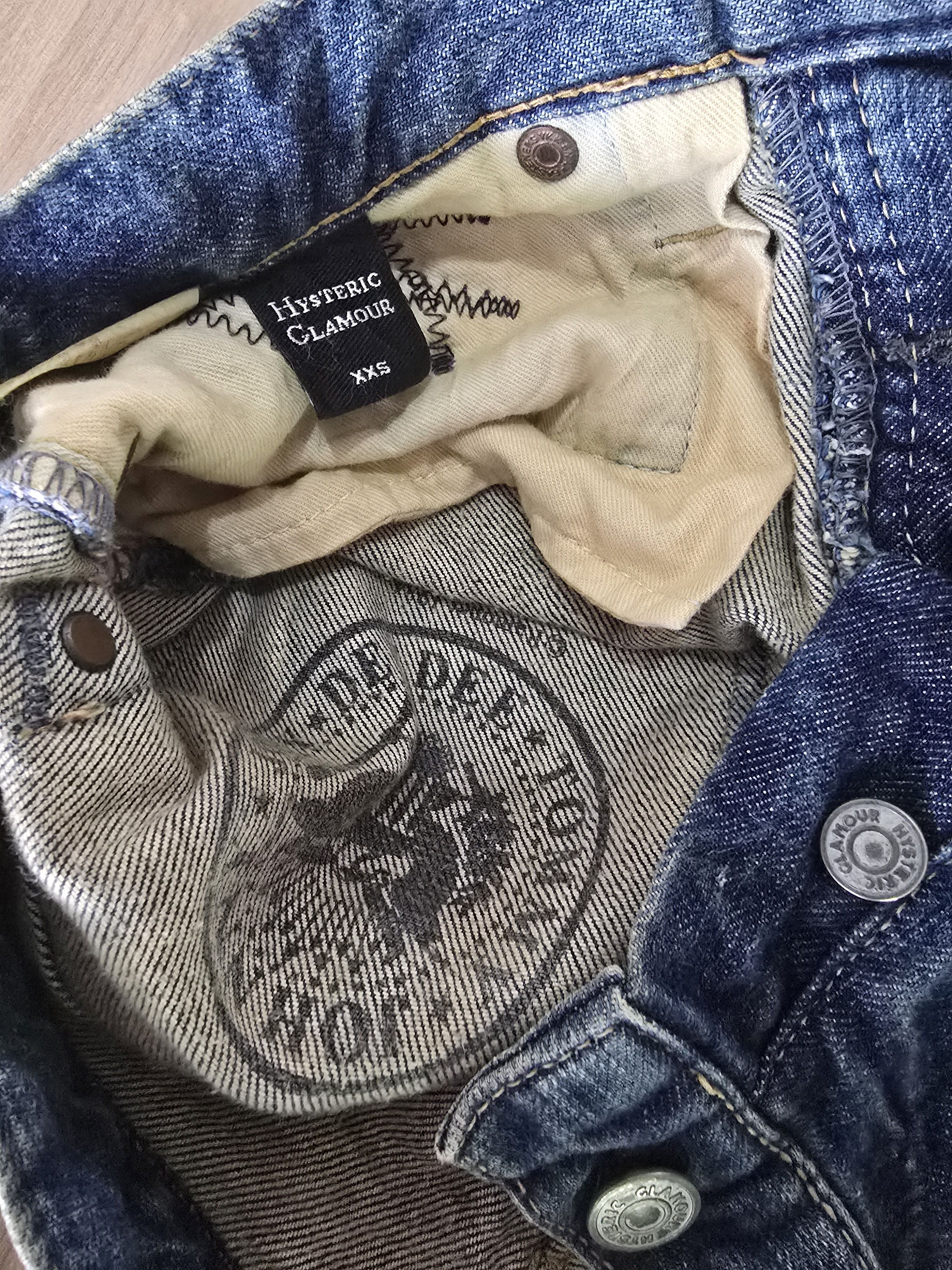 Hysteric Glamour Hysteric Glamour X Ramones Studded Lyric Jeans Size 27" / US 4 / IT 40 - 6 Thumbnail
