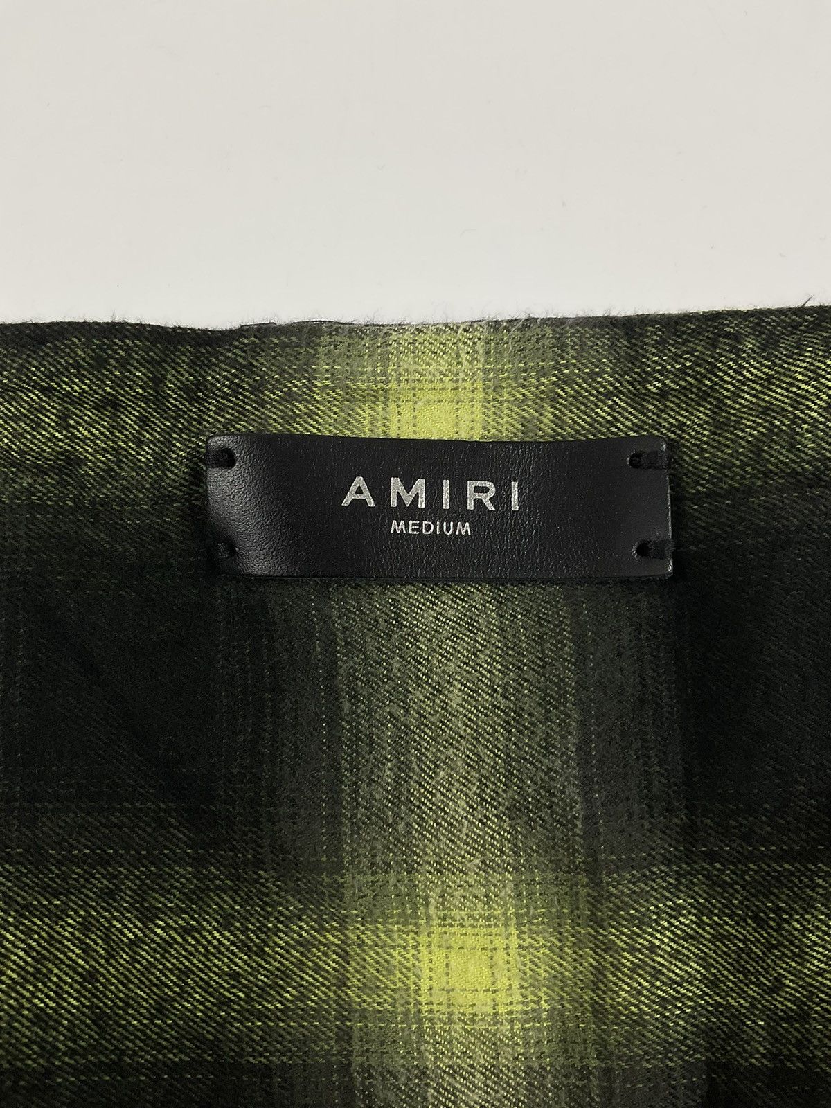 Amiri Amiri S/S'19 Raw Hem Flannel Waist Wrap Shirt Size US M / EU 48-50 / 2 - 10 Thumbnail