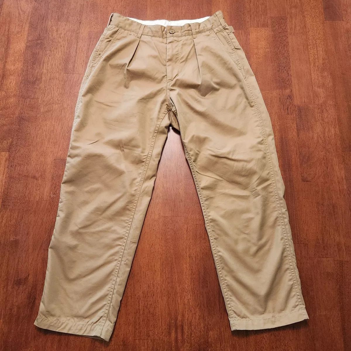 Image of Engineered Garments Ground Pants in Chino Beige, Men's (Size 31)