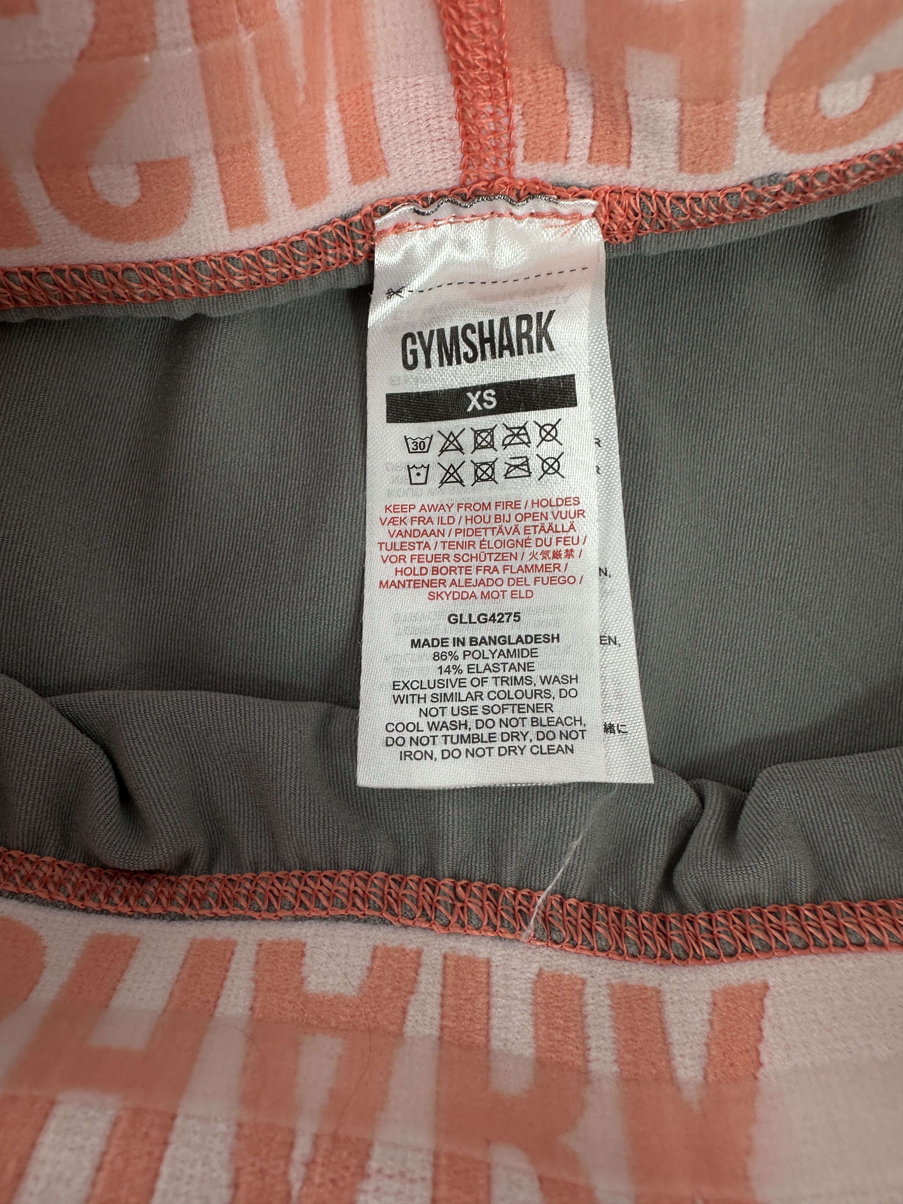 Gymshark Gymshark Workout Legging Gray SZ Small Size 27" / US 4 / IT 40 - 5 Thumbnail