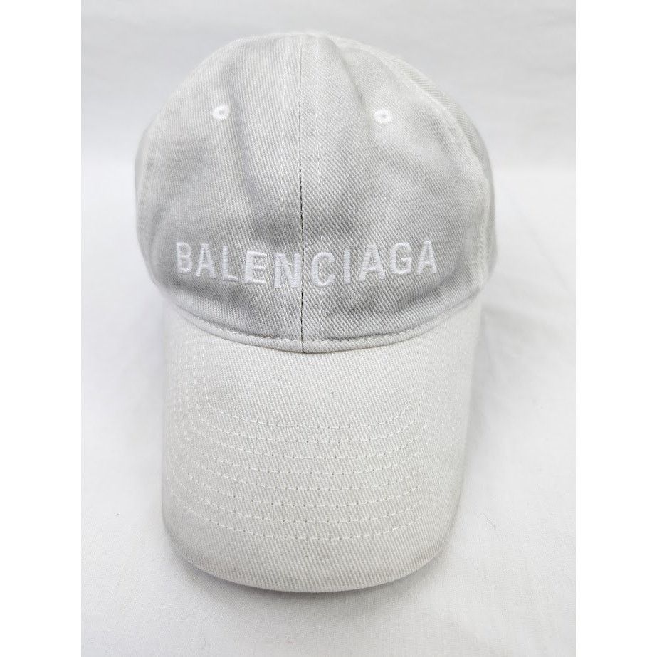 Balenciaga o1rshd1 Size: S / Logo Hat/Cap in White Size ONE SIZE - 3 Thumbnail
