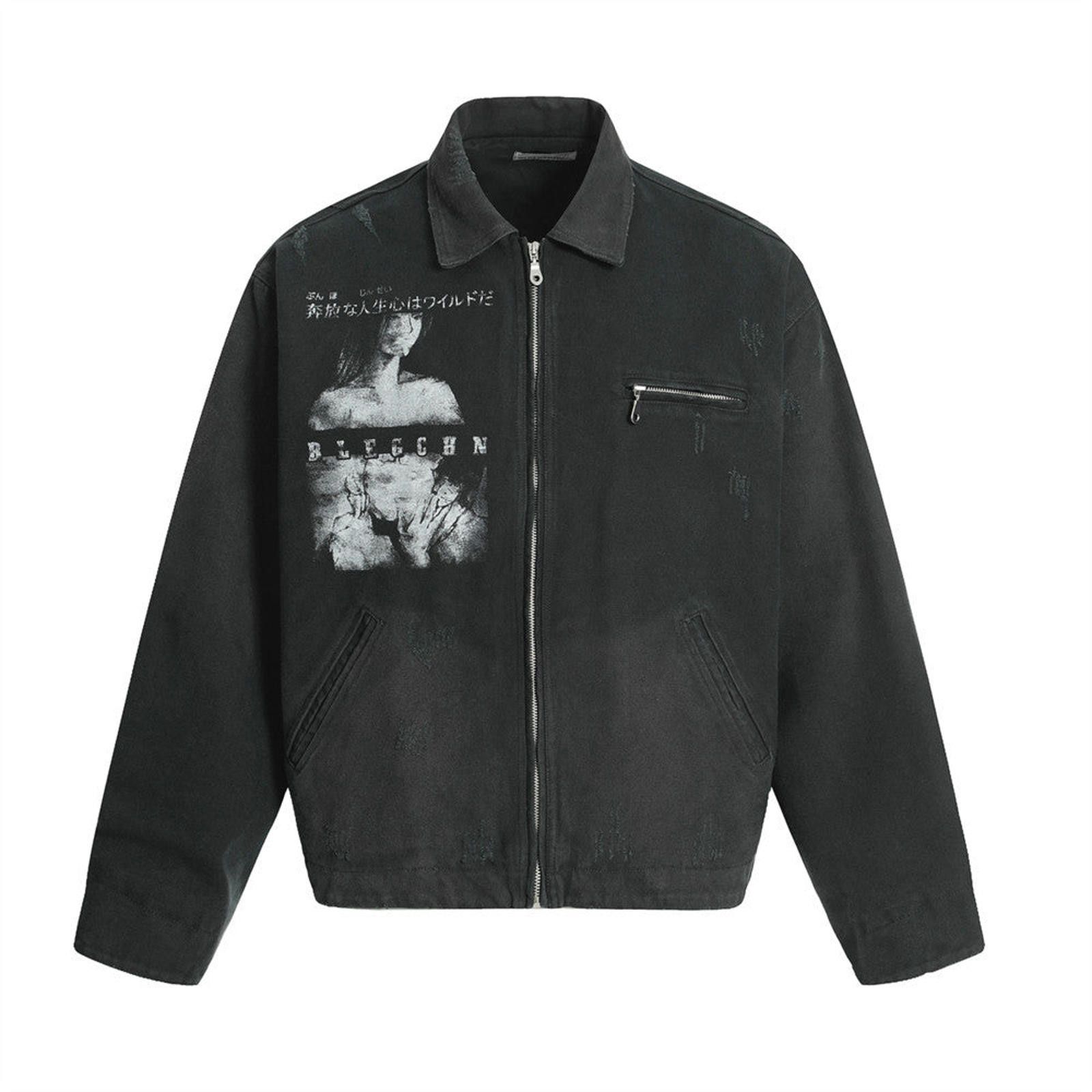 Japanese Brand Japanese Style Women's Print Carpenter Utility Jacket Size US L / EU 52-54 / 3 - 2 Thumbnail