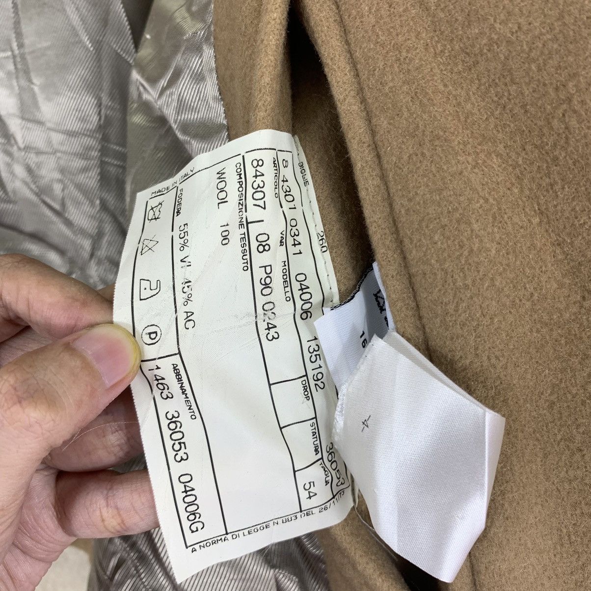 Pal Zileri × Vintage Vintage Pull Pal Zileri Made In Italy Wool Long Jacket Size US L / EU 52-54 / 3 - 10 Thumbnail