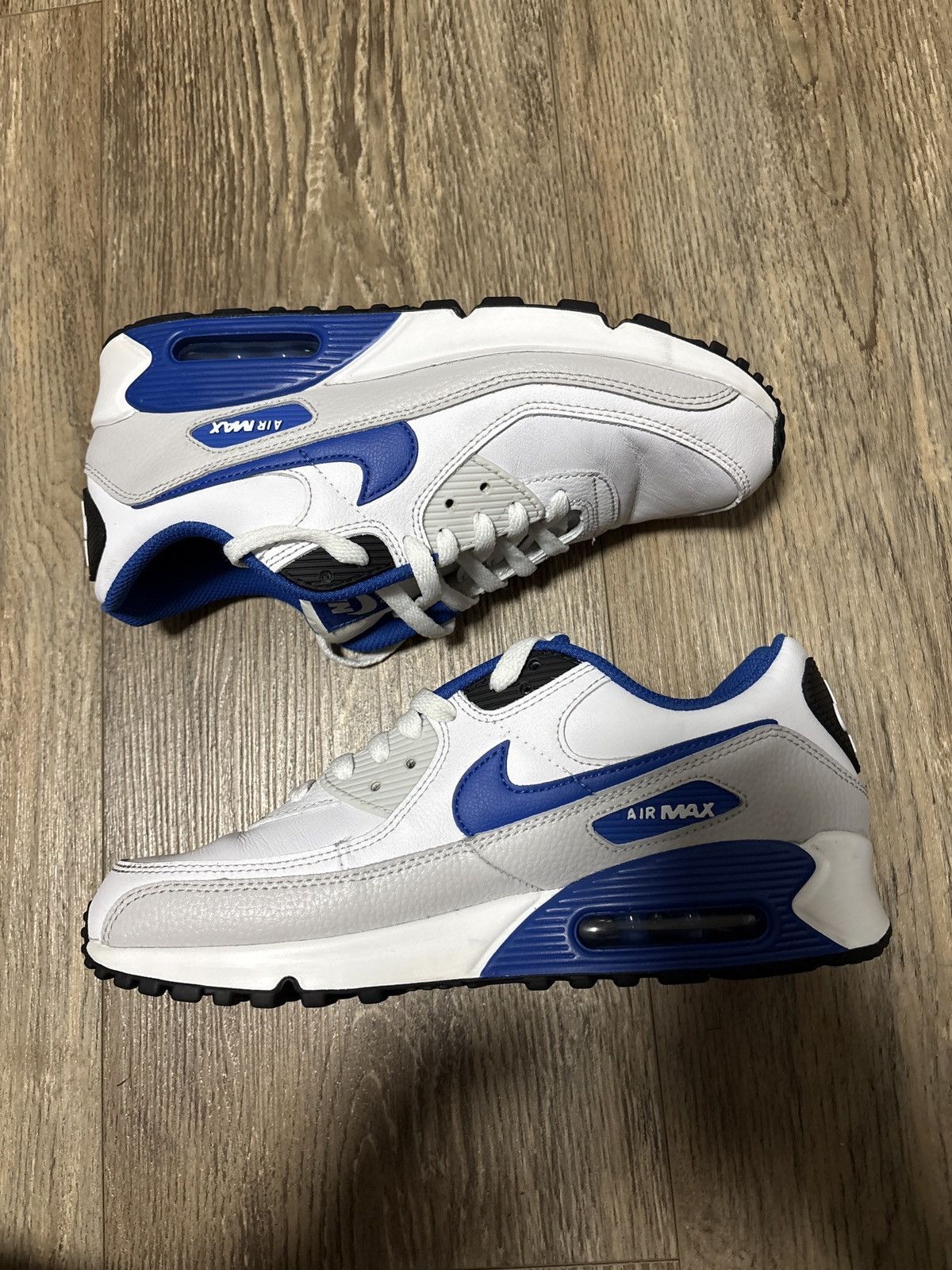 Nike Air Max 90 White Game Royal Size US 8.5 / EU 41-42 - 1 Thumbnail