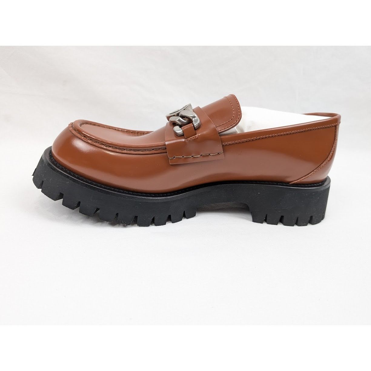 Gucci o1rshd1 Cordovan Lux Loafers in Rust Size US 12 / EU 45 - 9 Thumbnail