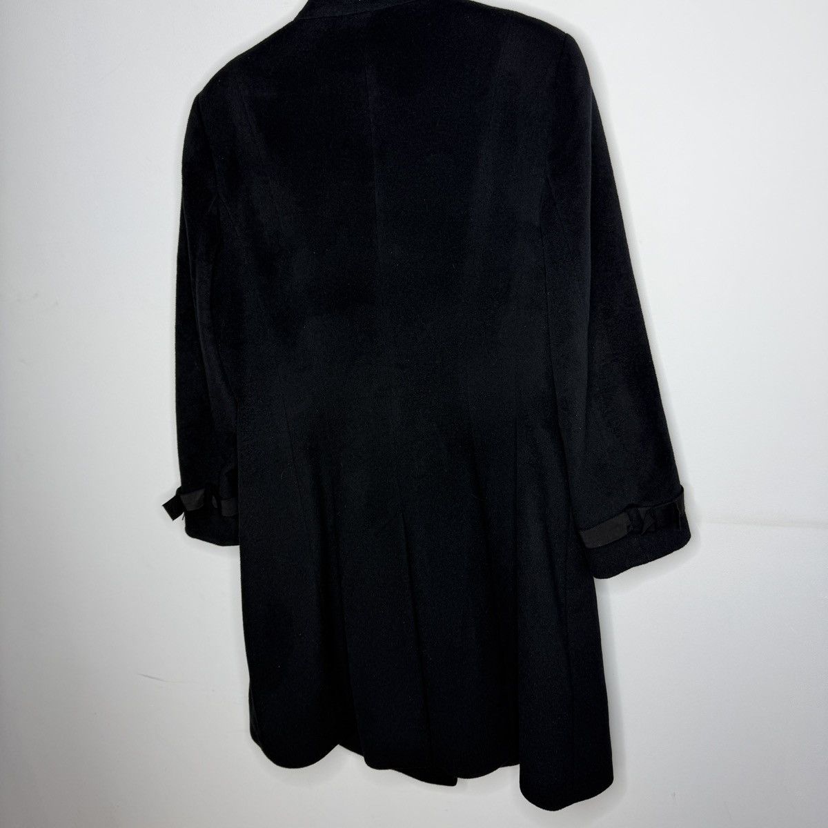 Escada Escada Piacenza Rabbit Wool Coat Double Breasted Black Size M / US 6-8 / IT 42-44 - 8 Thumbnail