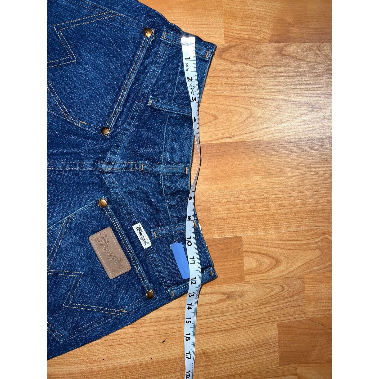 Wrangler Vintage Womens Wrangler Jeans Denim 70s 1970s 11x36 VTG 11 Size 24" / US 00 / IT 34 - 11 Thumbnail