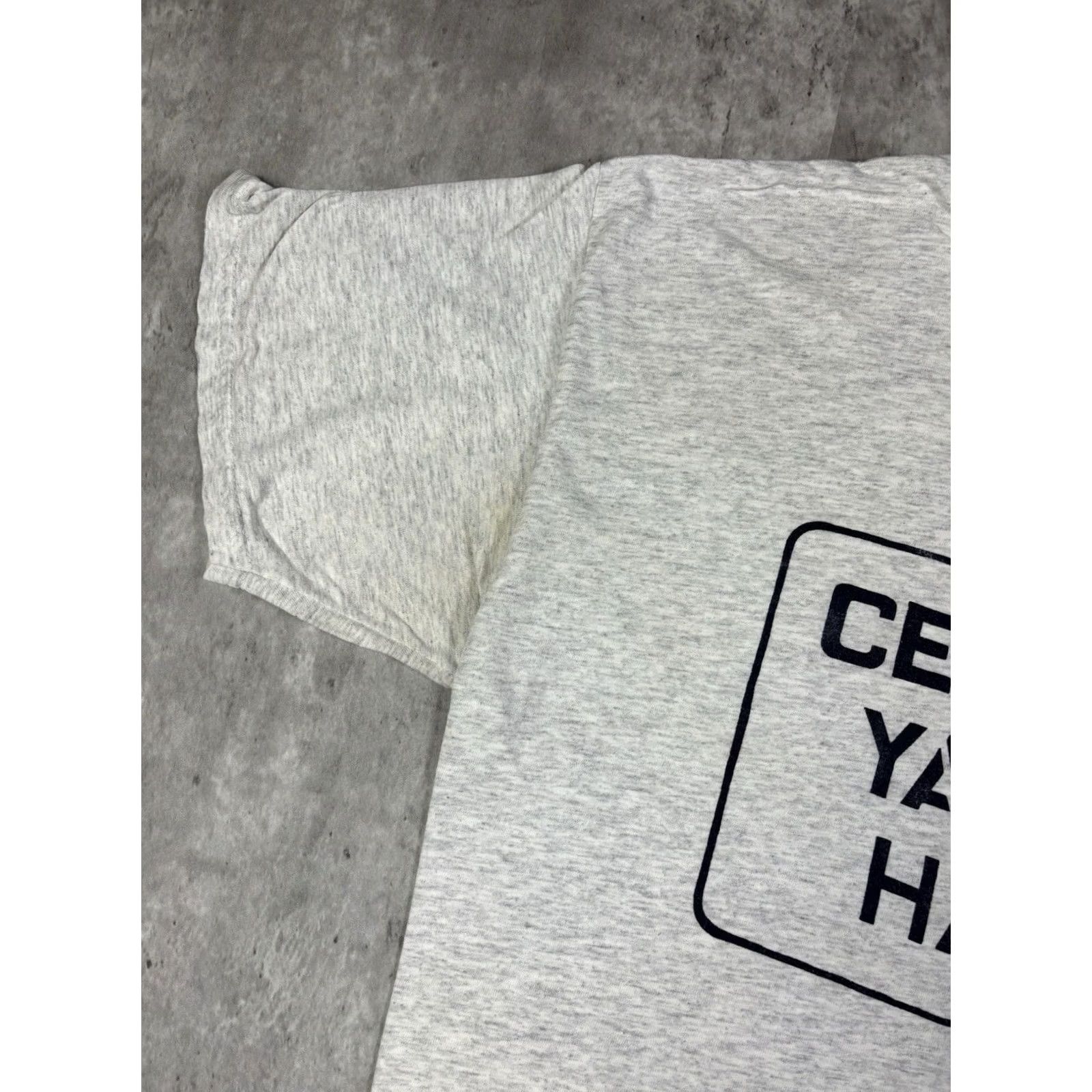 Hanes VINTAGE Hanes Yankees Hater Graphic T Shirt L Mens Gray 90s Sports USA Short Sleeve Crew Neck Cotton Knit, Regular Fit, Size L Size US L / EU 52-54 / 3 - 4 Thumbnail